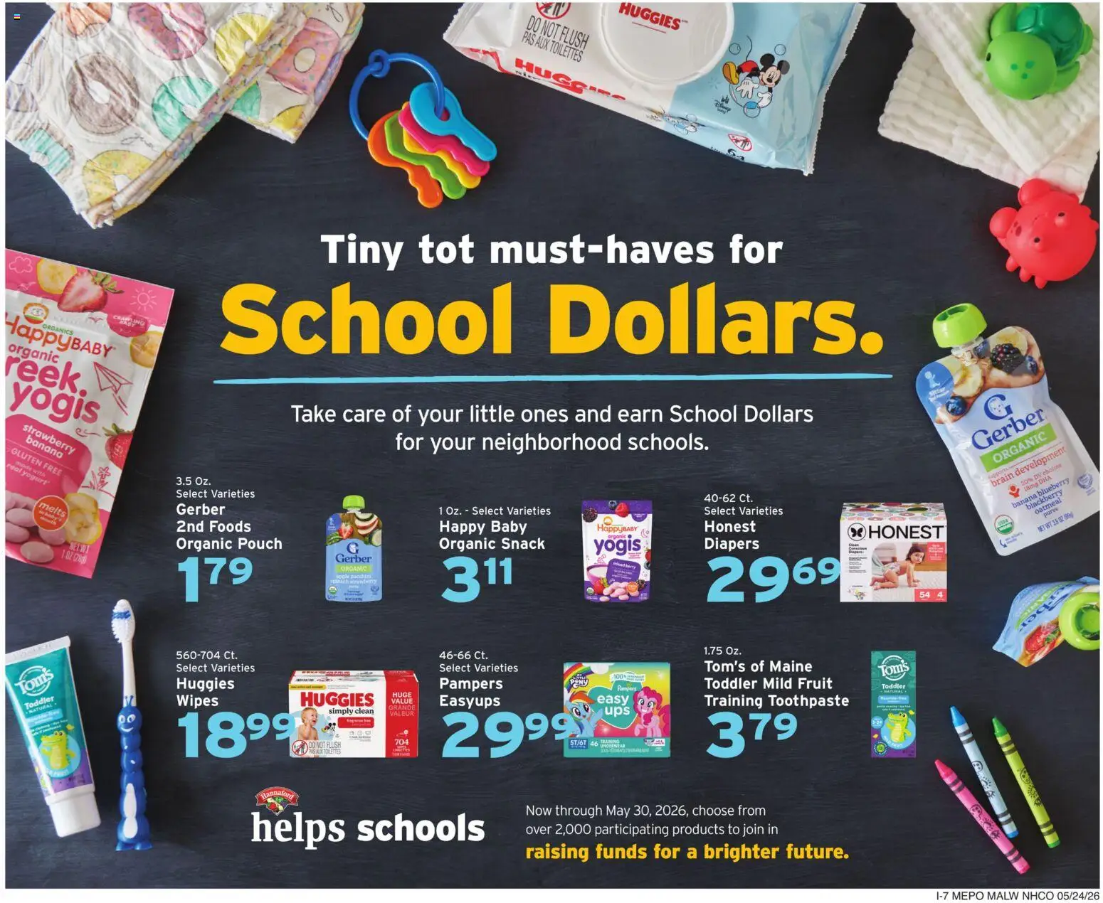 Hannaford Weekly Ad - valid from 24.05.2026 | Page: 15 | Products: Zucchini, Spinach, Toothpaste