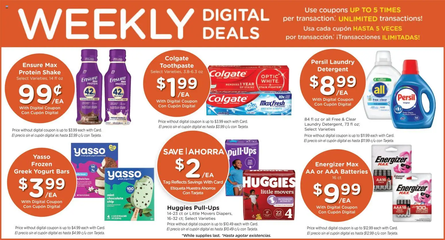 Fry's Food Weekly Ad - valid from 08/05/2026 | Page: 4 | Products: Yogurt, Chocolate, Toothpaste, Chocolate Chip