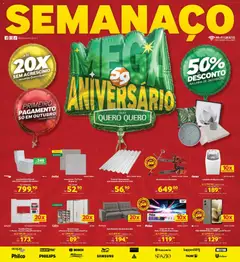 Lojas Quero-Quero ofertas Aniversario - Pré-Visualização do folheto da loja Lojas Quero-Quero, válido de 03/08/2026