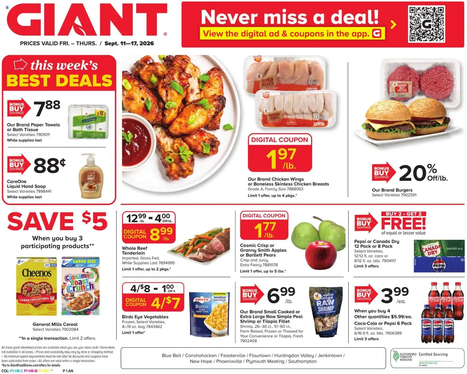 Giant Weekly Ad - valid from 09/11/2026 | Page: 1