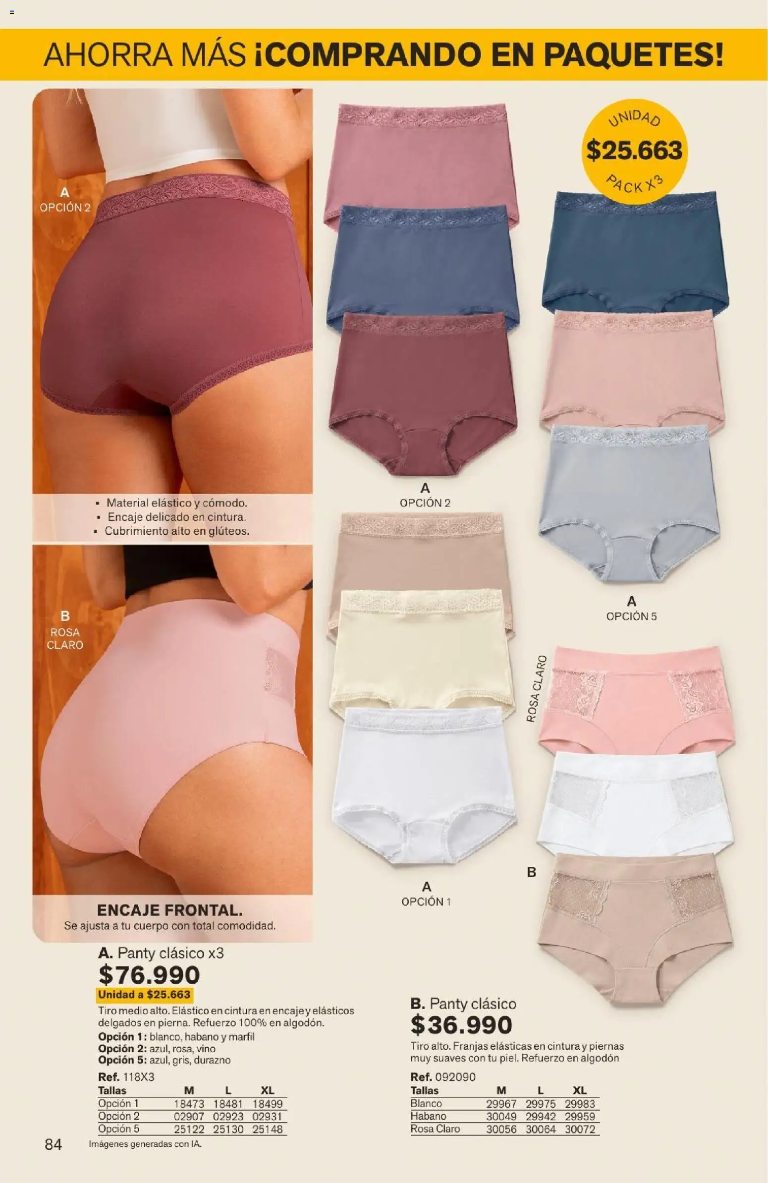 Leonisa revista - valida desde el 04/08/2026 | Página: 84 | Productos: Algodón, Durazno, Vino