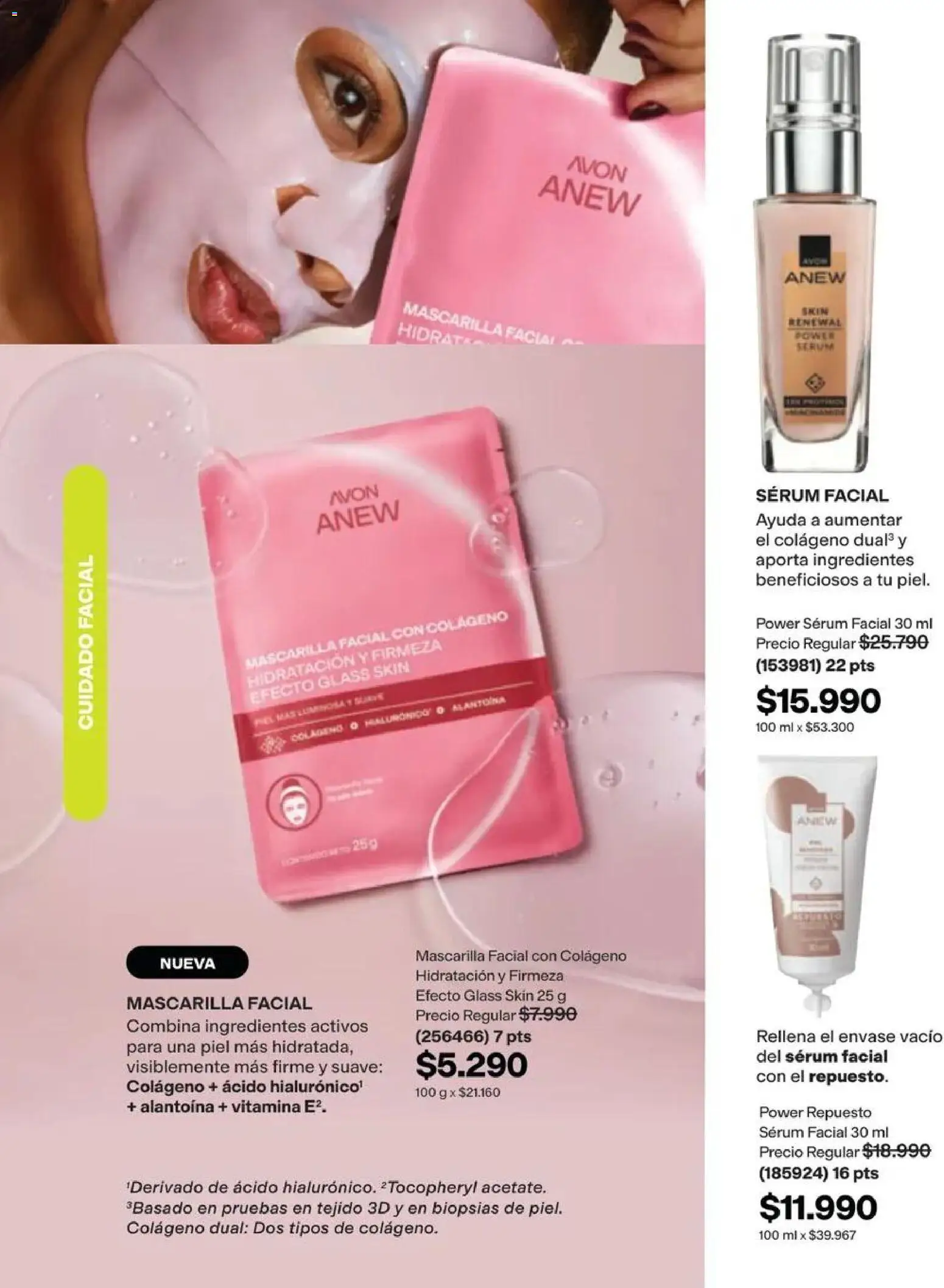 Catálogo Avon Campaña 14 │ válido desde el 15.09.2026 | Página: 77 | Productos: Mascarilla, Serum, Ingredientes