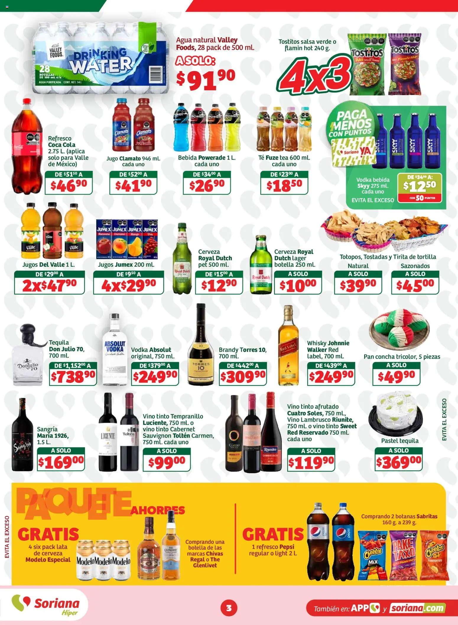 Nuevas ofertas de Soriana válidas en toda la República Mexicana desde el 04/09/2026. ¡Encuentra las mejores ofertas en Soriana folleto! | Página: 3