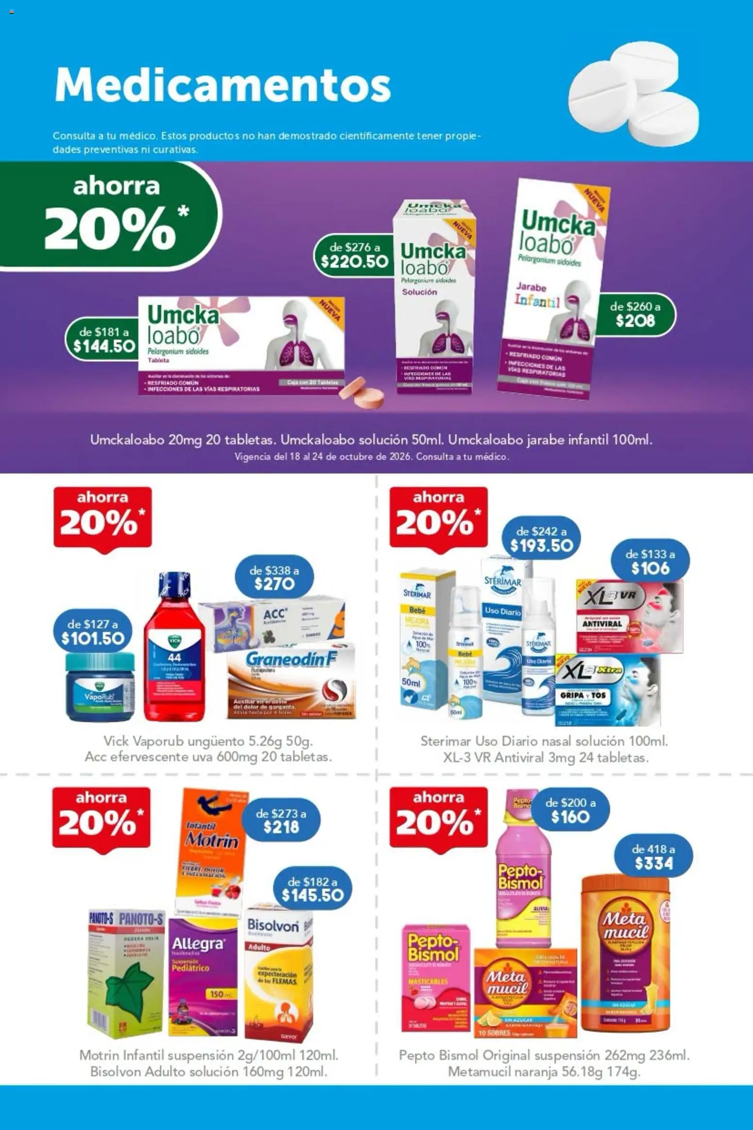 Nuevas ofertas de Farmacia San Pablo válidas en toda la República Mexicana desde el 18/10/2026. ¡Encuentra las mejores ofertas en Farmacia San Pablo catálogo! | Página: 4