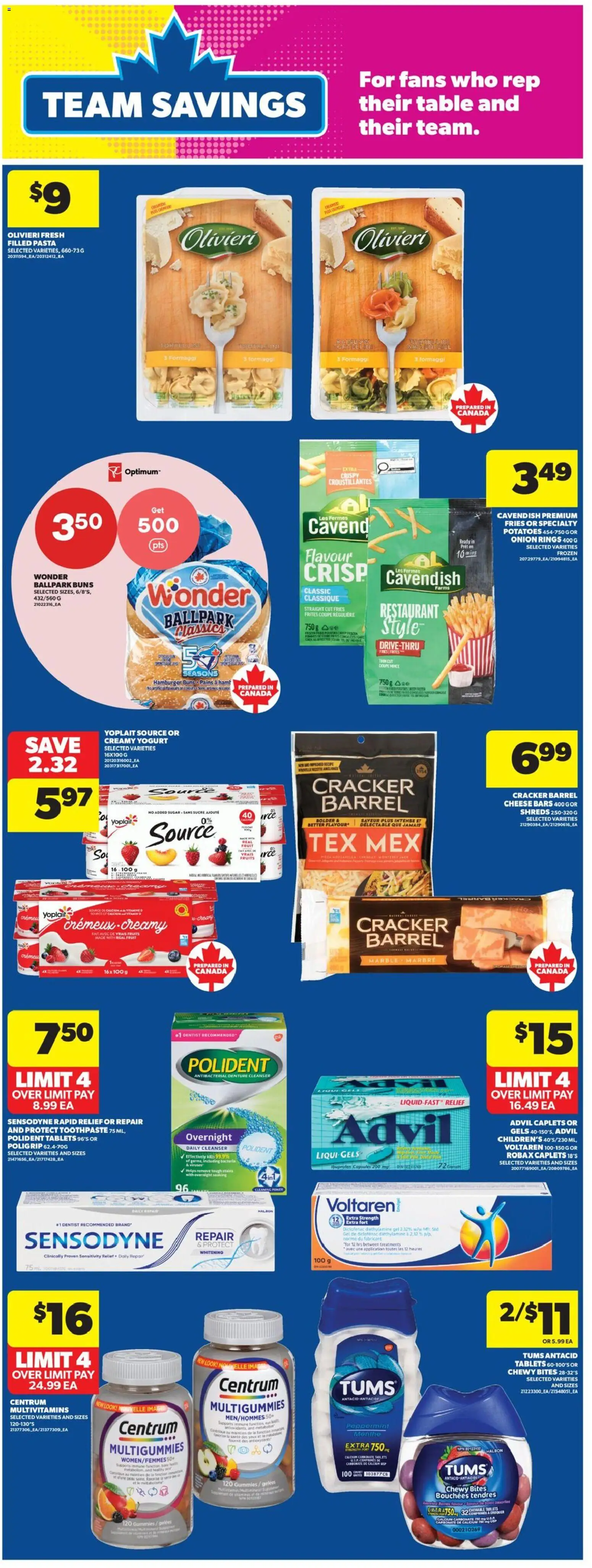 Real Canadian Superstore flyer valid from 28.05.2026 | Page: 13 | Products: Potatoes, Table, Cheese, Yogurt