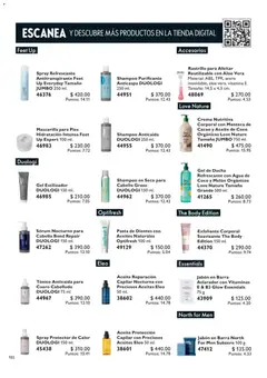 Vista previa de Oriflame campaña 13 2026, nuevo folleto de la tienda, válido en México a partir del 12/09/2026 | Página: 102 | Productos: Serum, Rastrillo, Pasta de dientes, Exfoliante