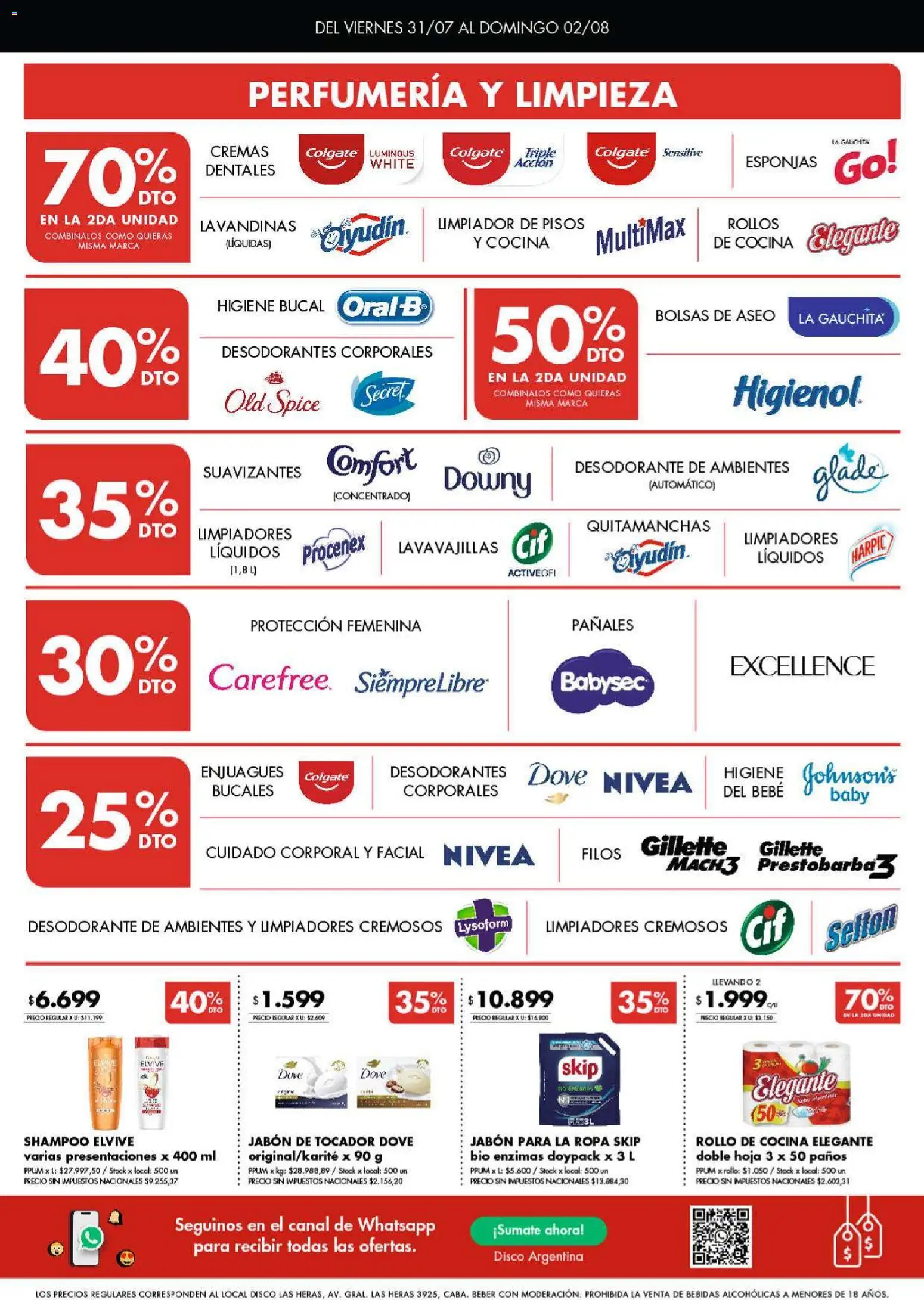 Disco - Ofertas | Córdoba │ válido desde el 30/07/2026 | Página: 6 | Productos: Cocina, Lavavajillas, Quitamanchas, Ropa