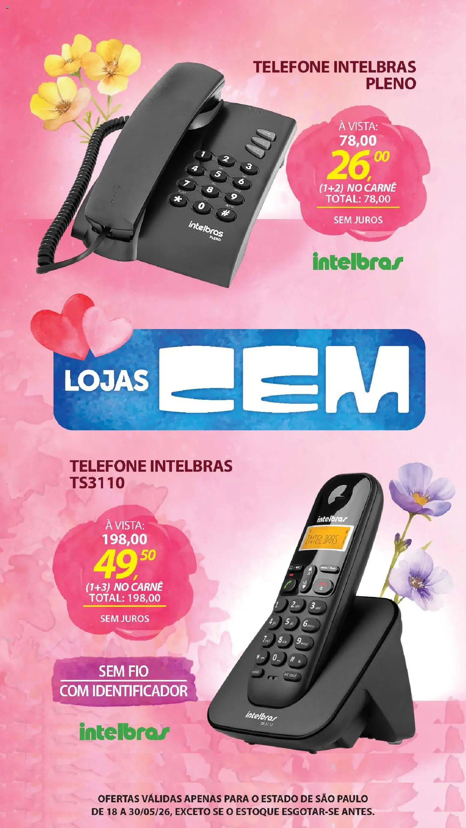 Lojas Cem - Ofertas atuais de 18/05/2026 ? Não perca as melhores promoções! | Brasil
