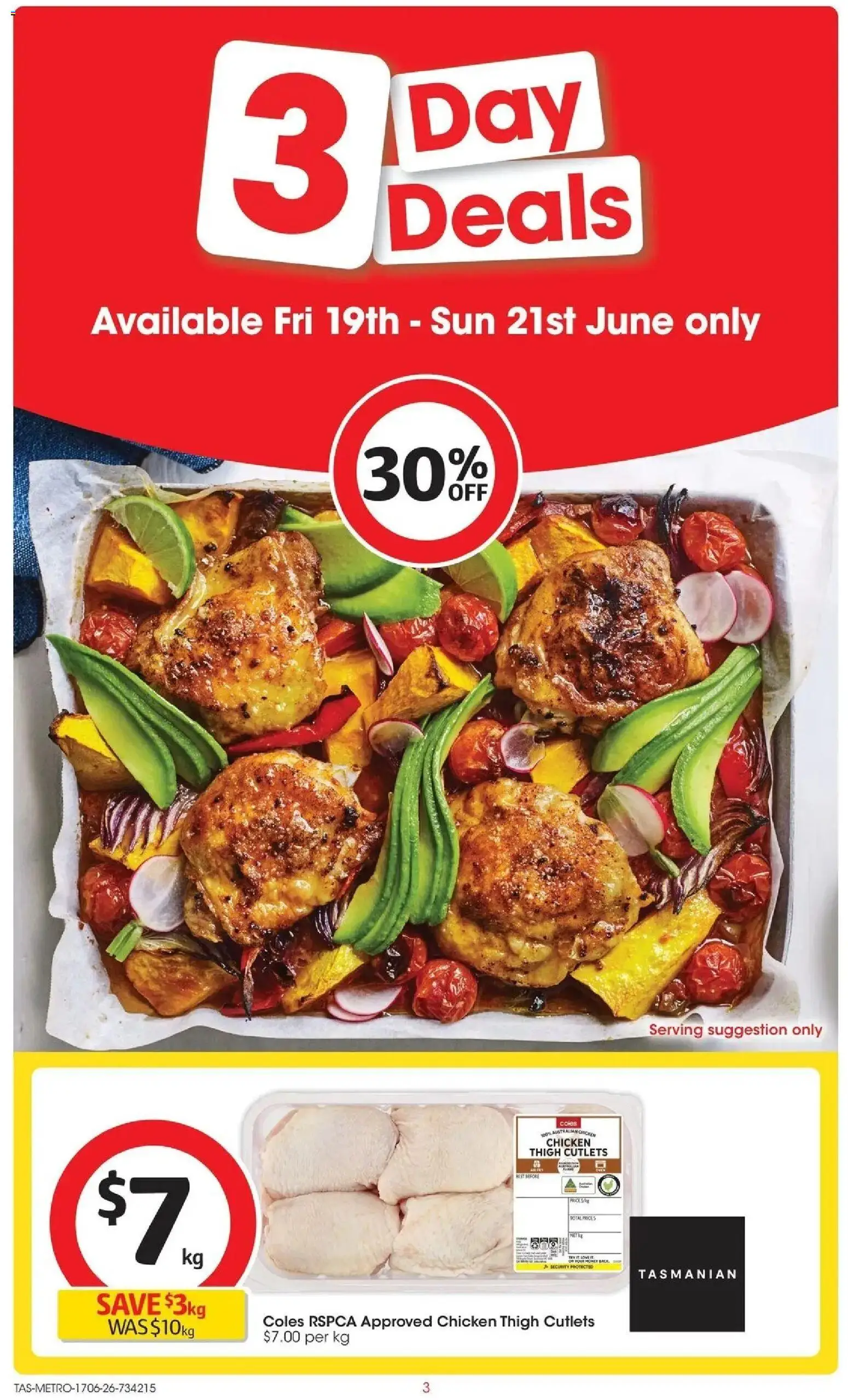 Coles catalogue - valid from 16.06.2026 | Page: 3 | Products: Chicken