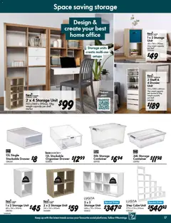Preview of Bunnings D.I.Y. Made Easy - valid from 01/07/2026 | Page: 17 | Products: Shelf, Drawer, Weight, Wardrobe