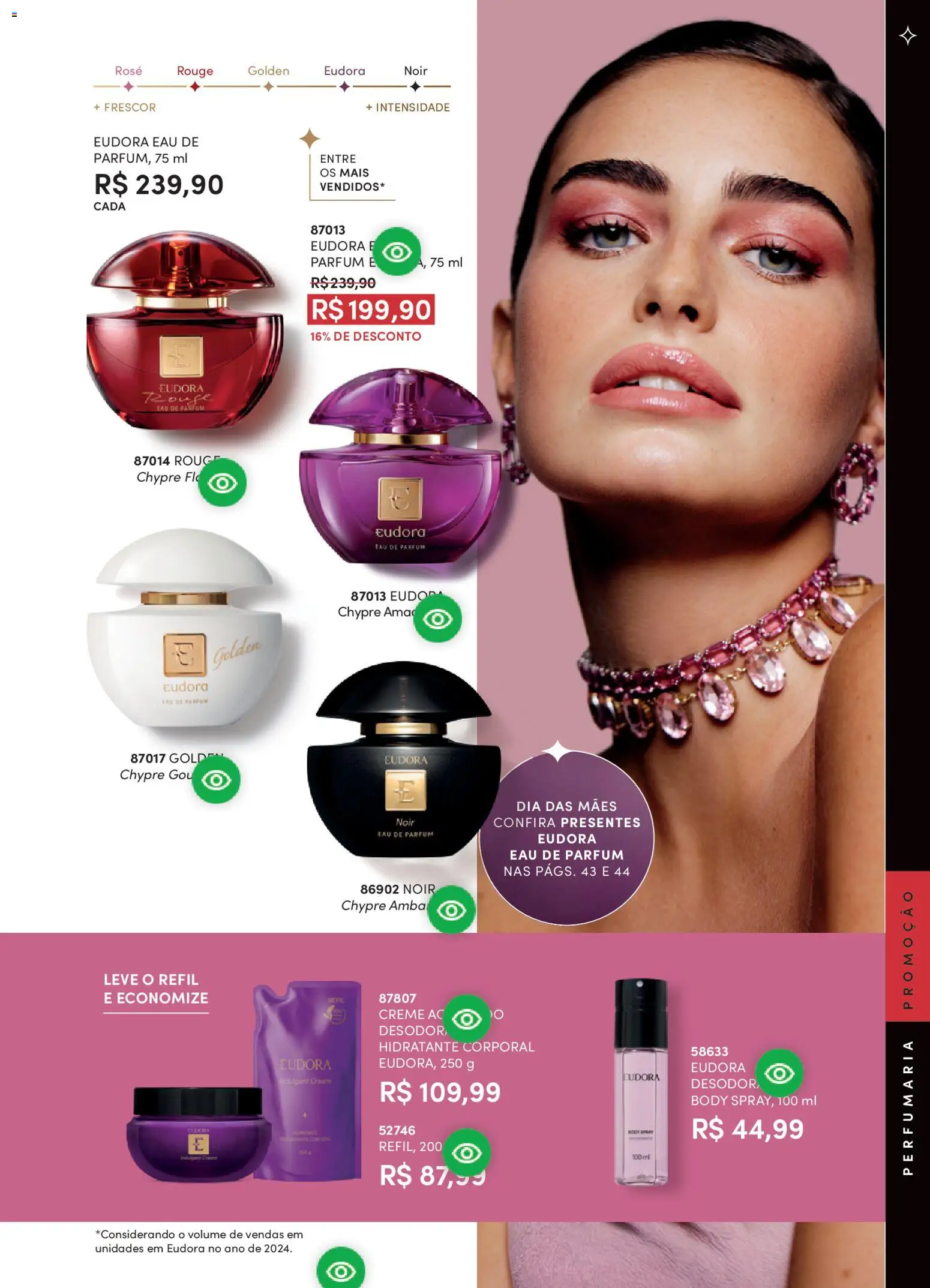 Eudora Folheto - válido de 01.04.2026 | Página: 97 | Produtos: Hidratante corporal, Creme, Body