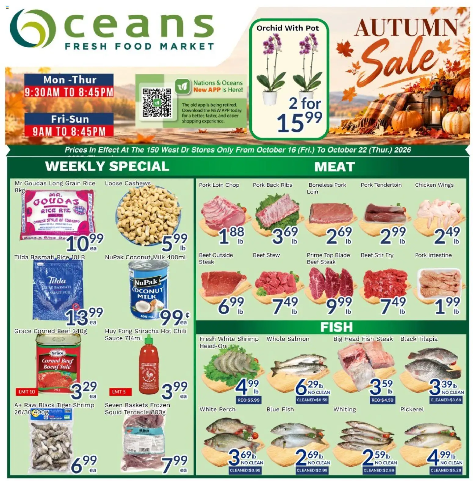 Oceans flyer valid from Oct 16, 2026 | Page: 1