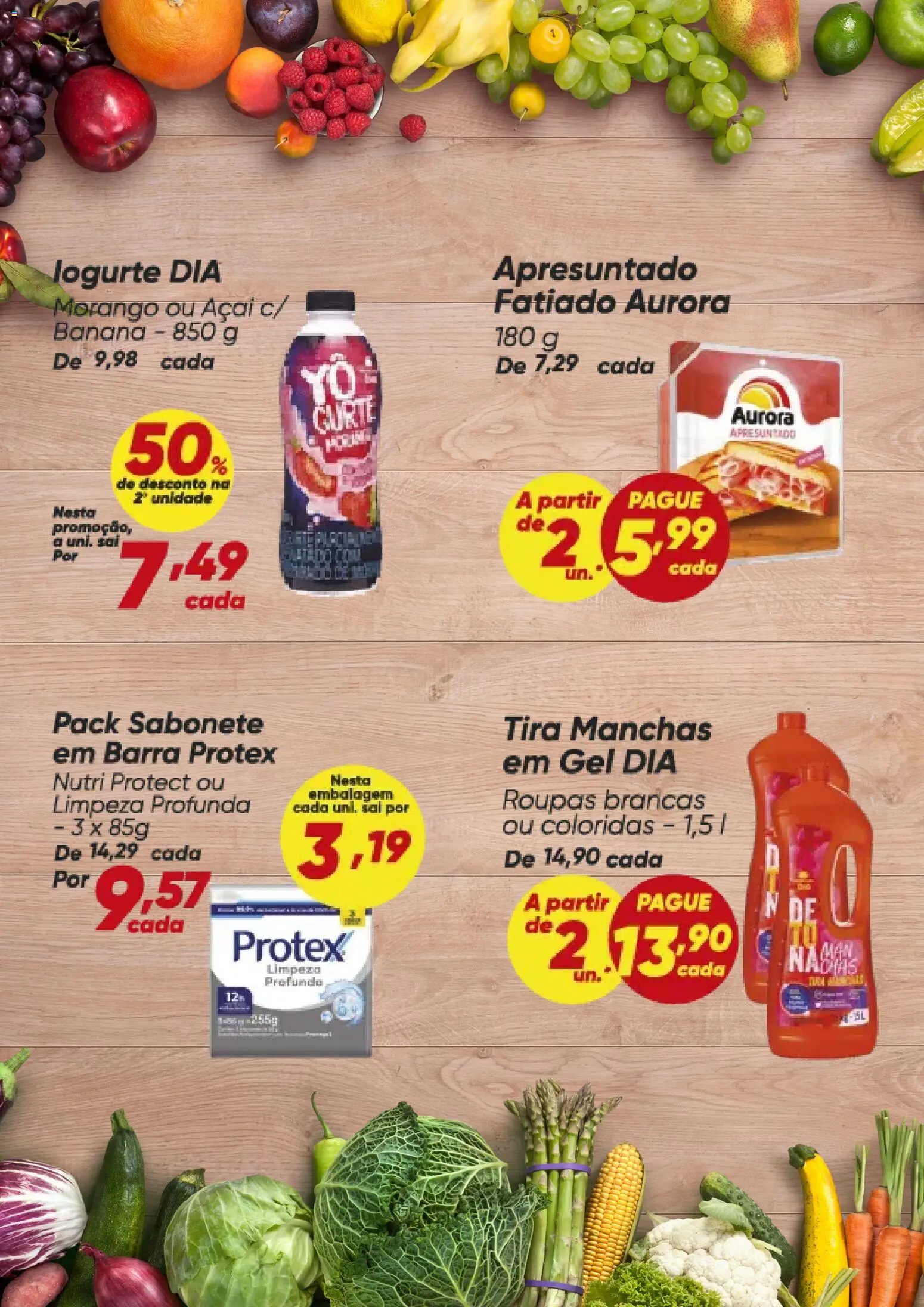 Dia Folheto - válido de 04.06.2026 | Página: 5 | Produtos: Roupas, Sabonete, Sal, Açaí