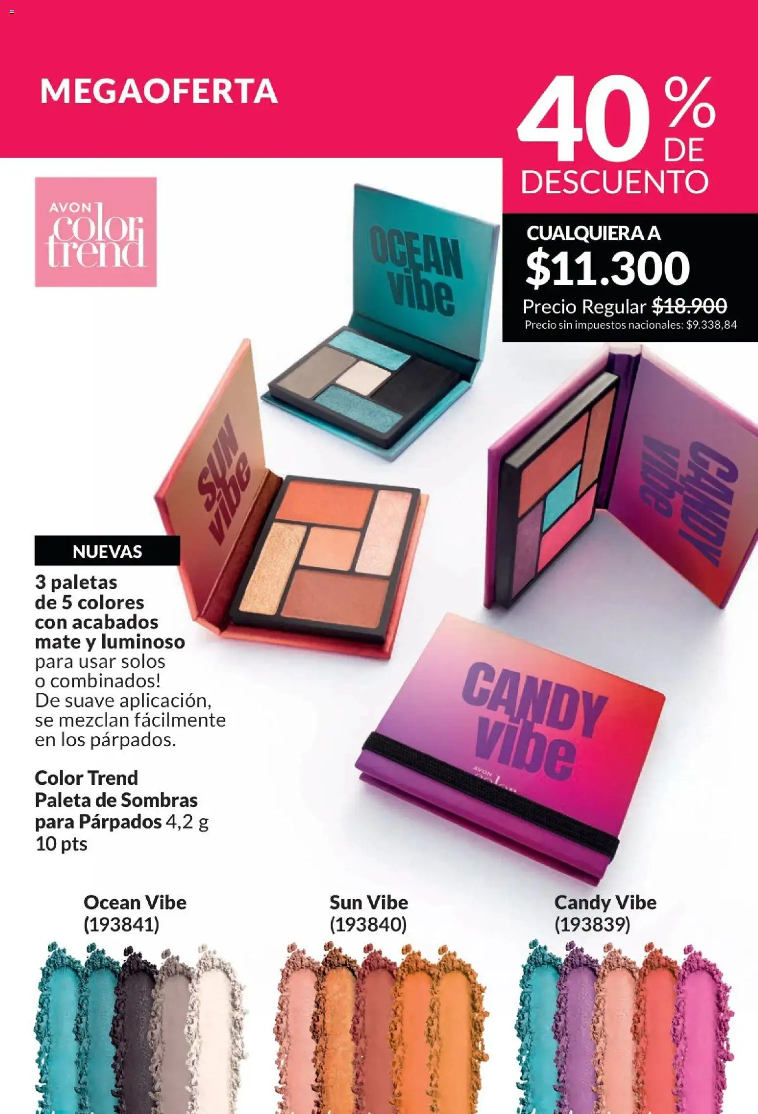 Avon -  Campaña 6/2026 │ válido desde el 01.06.2026 | Página: 197 | Productos: Mate, Paleta