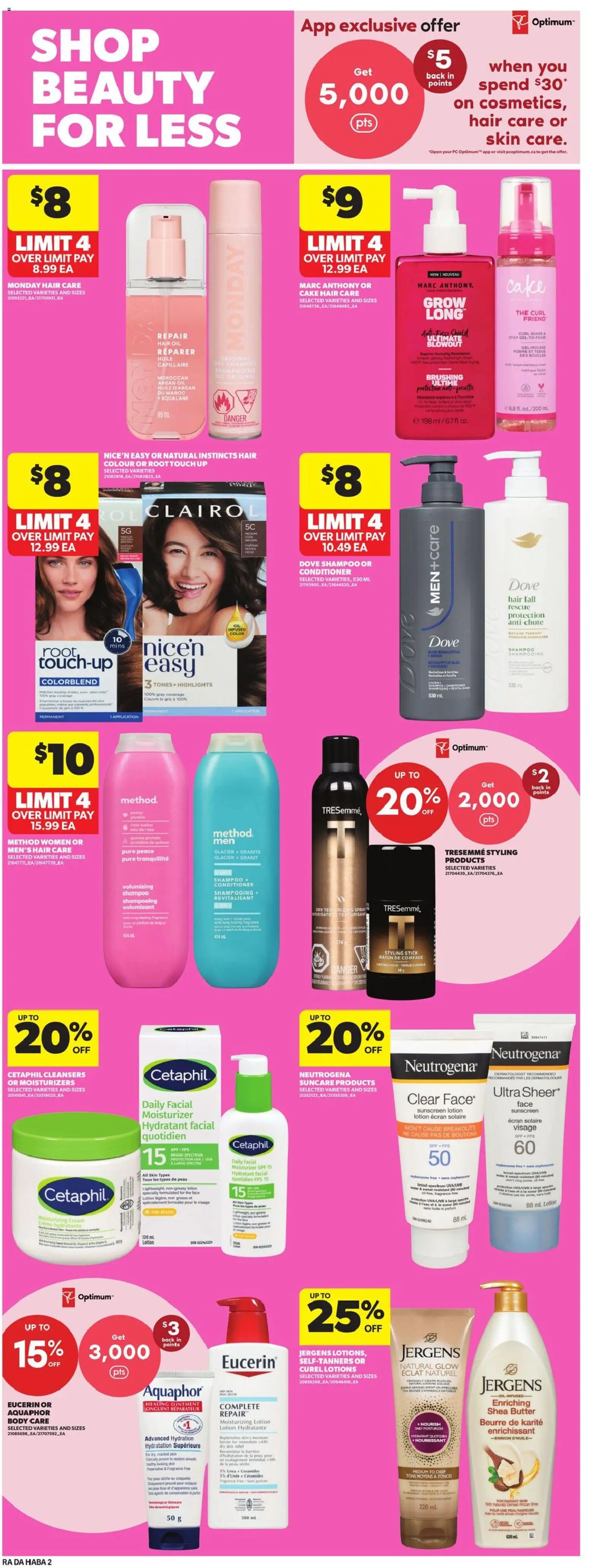 Atlantic Superstore flyer valid from 28.05.2026 | Page: 29 | Products: Conditioner, Hair oil, Sunscreen, Oil