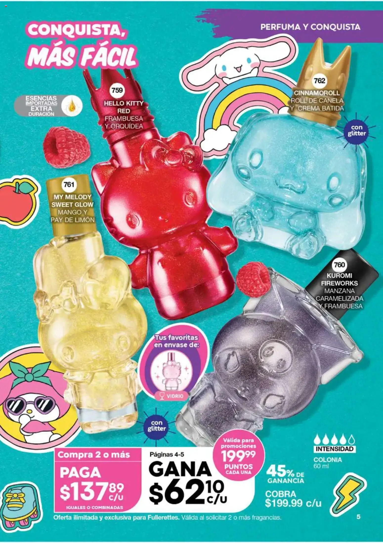 Nuevas ofertas de Fuller válidas en toda la República Mexicana desde el 19/08/2026. ¡Encuentra las mejores ofertas en Fuller Gana Más 10 2026! | Página: 5 | Productos: Manzana, Mango, Orquídea, Crema batida