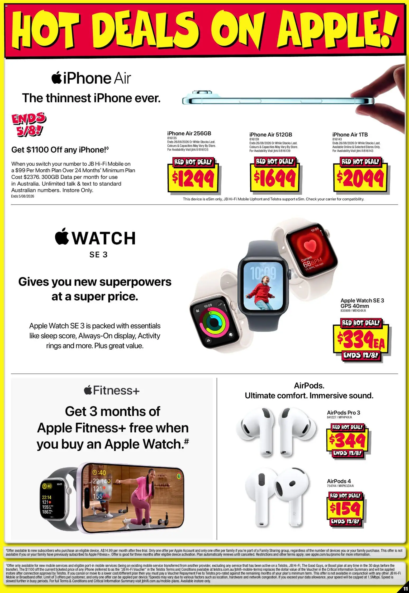 JB Hi-Fi catalogue - valid from 30/07/2026 | Page: 11 | Products: Device, Watch, Iphone, Mobile