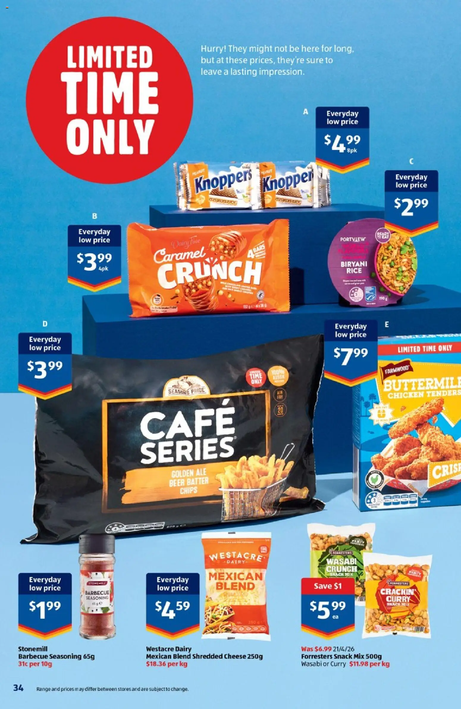 Aldi catalogue - valid from 20.05.2026 | Page: 34 | Products: Dairy, Cheese, Beer, Chips
