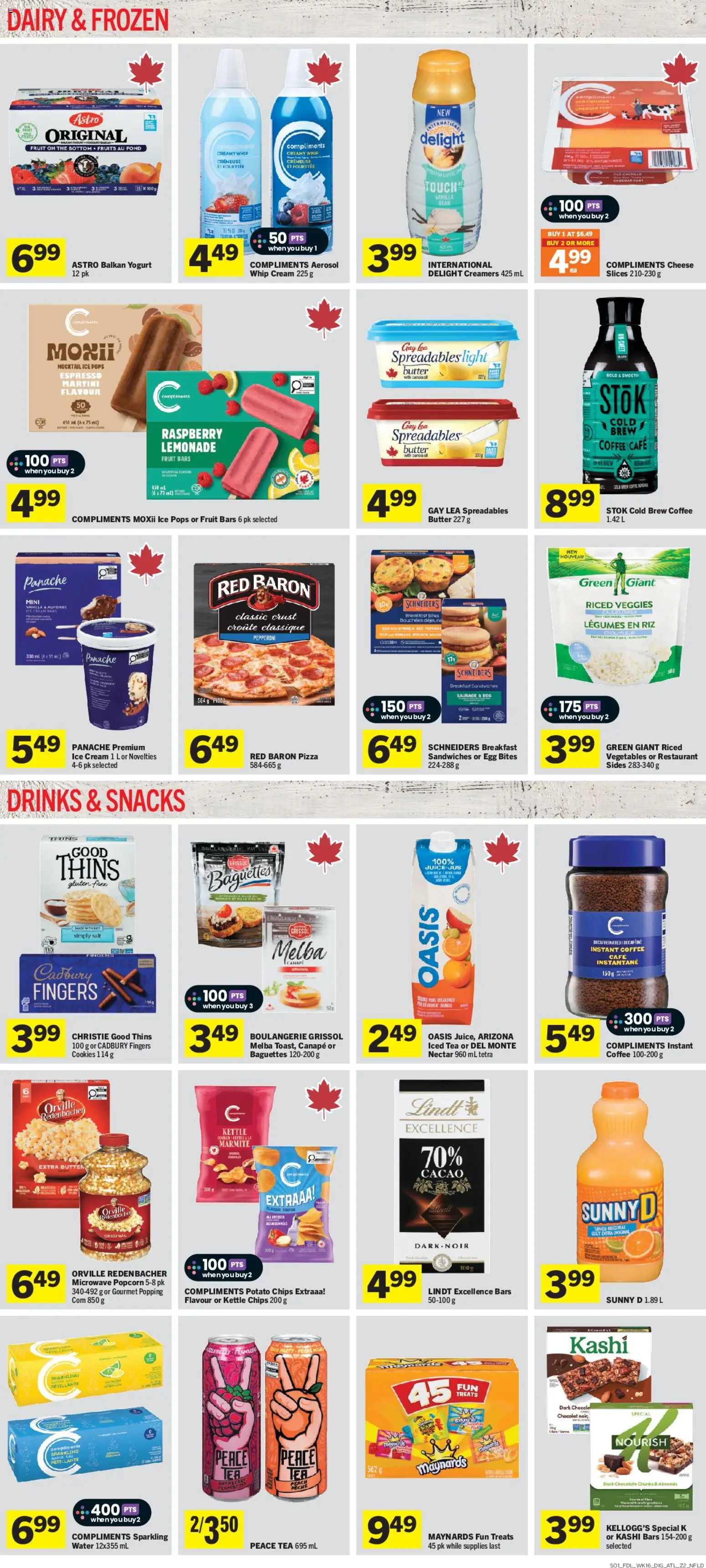 Foodland flyer valid from Aug 13, 2026 | Page: 5 | Products: Chips, Cream, Instant coffee, Yogurt
