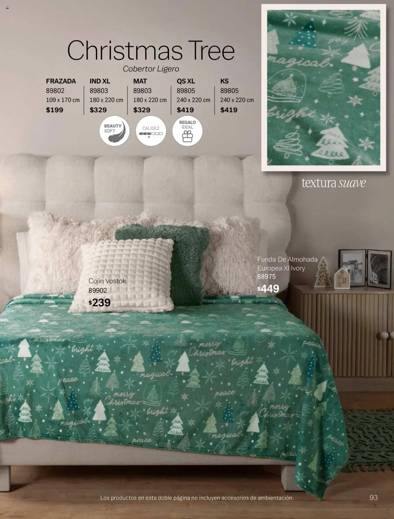 Nuevas ofertas de Vianney válidas en toda la República Mexicana desde el 15/08/2025. ¡Encuentra las mejores ofertas en Vianney - Catálogo Invierno! | Página: 95 | Productos: Cobertor, Funda, Funda de almohada, Almohada