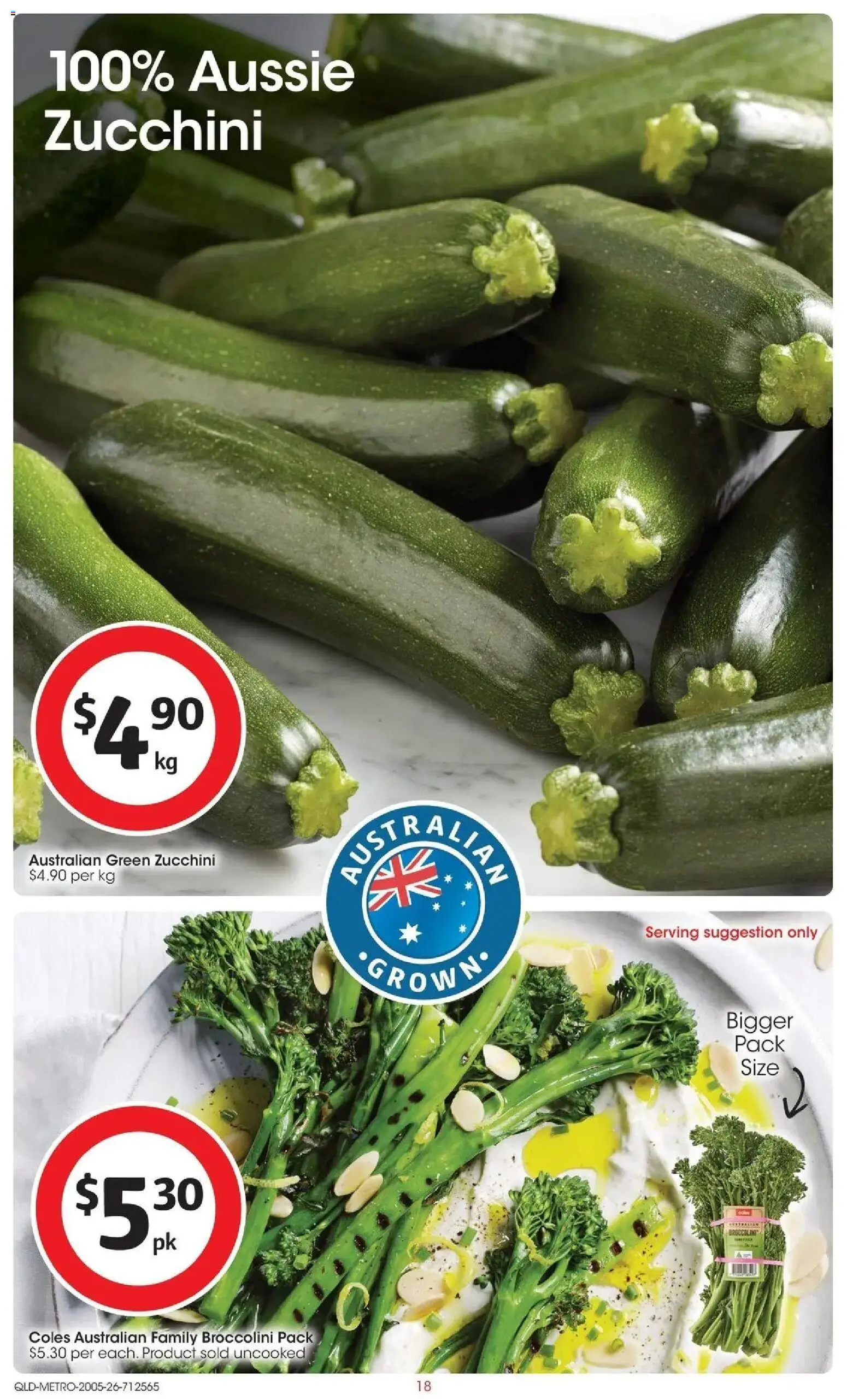Coles catalogue - valid from 19.05.2026 | Page: 18 | Products: Zucchini