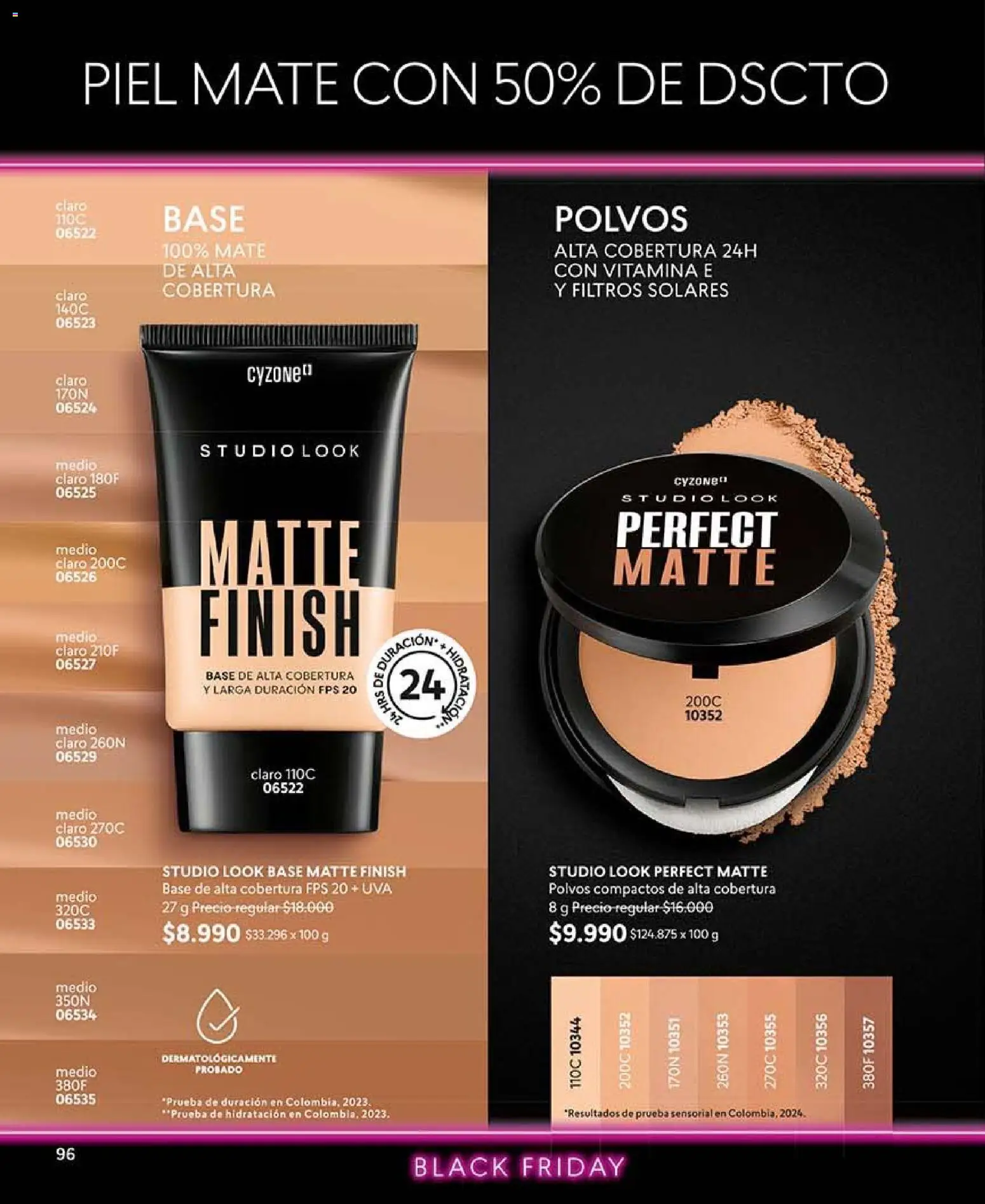 Catálogo CyZone Campaña 16 │ válido desde el 28.09.2026 | Página: 96 | Productos: Uva, Mate, Base