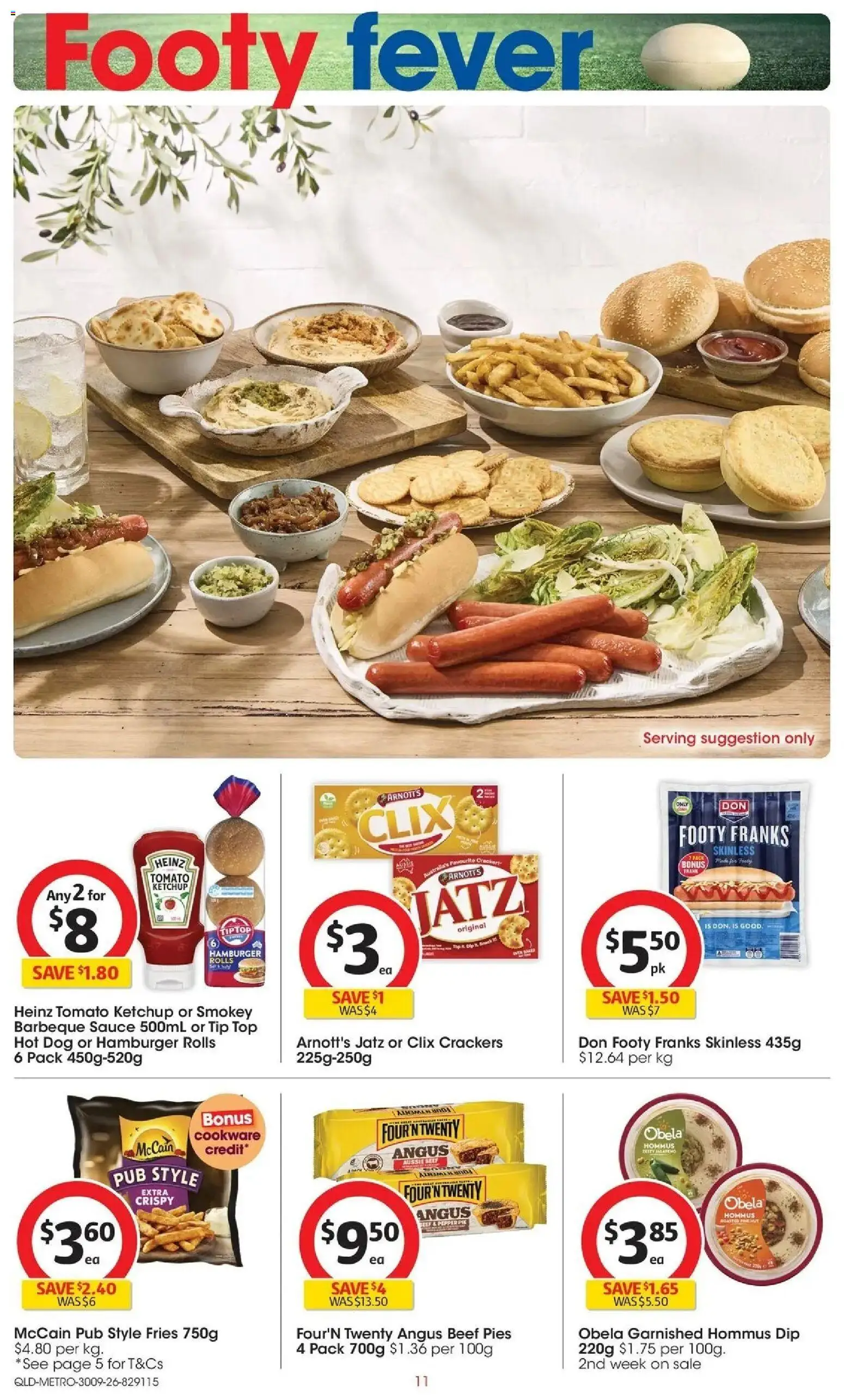 Coles catalogue - valid from 30/09/2026 | Page: 11 | Products: Hamburger, Beef, Ketchup, Belt