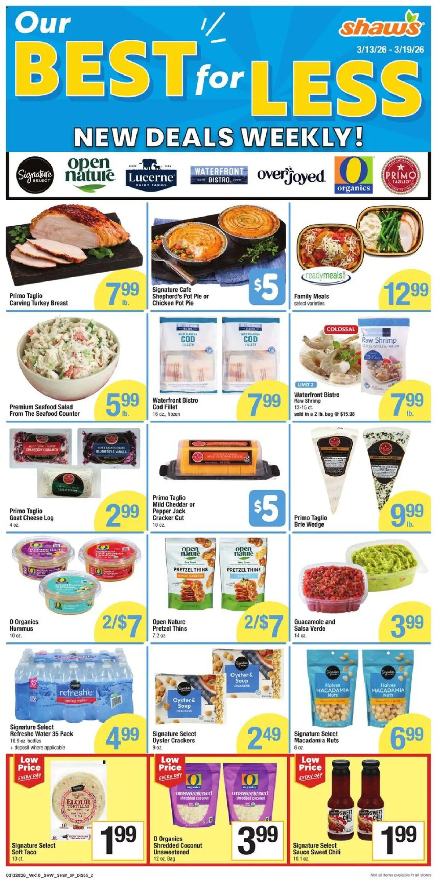 Shaw's Weekly Ad - NH - valid from 13.03.2026 | Page: 6 | Products: Cheese, Sauce, Pepper, Bag