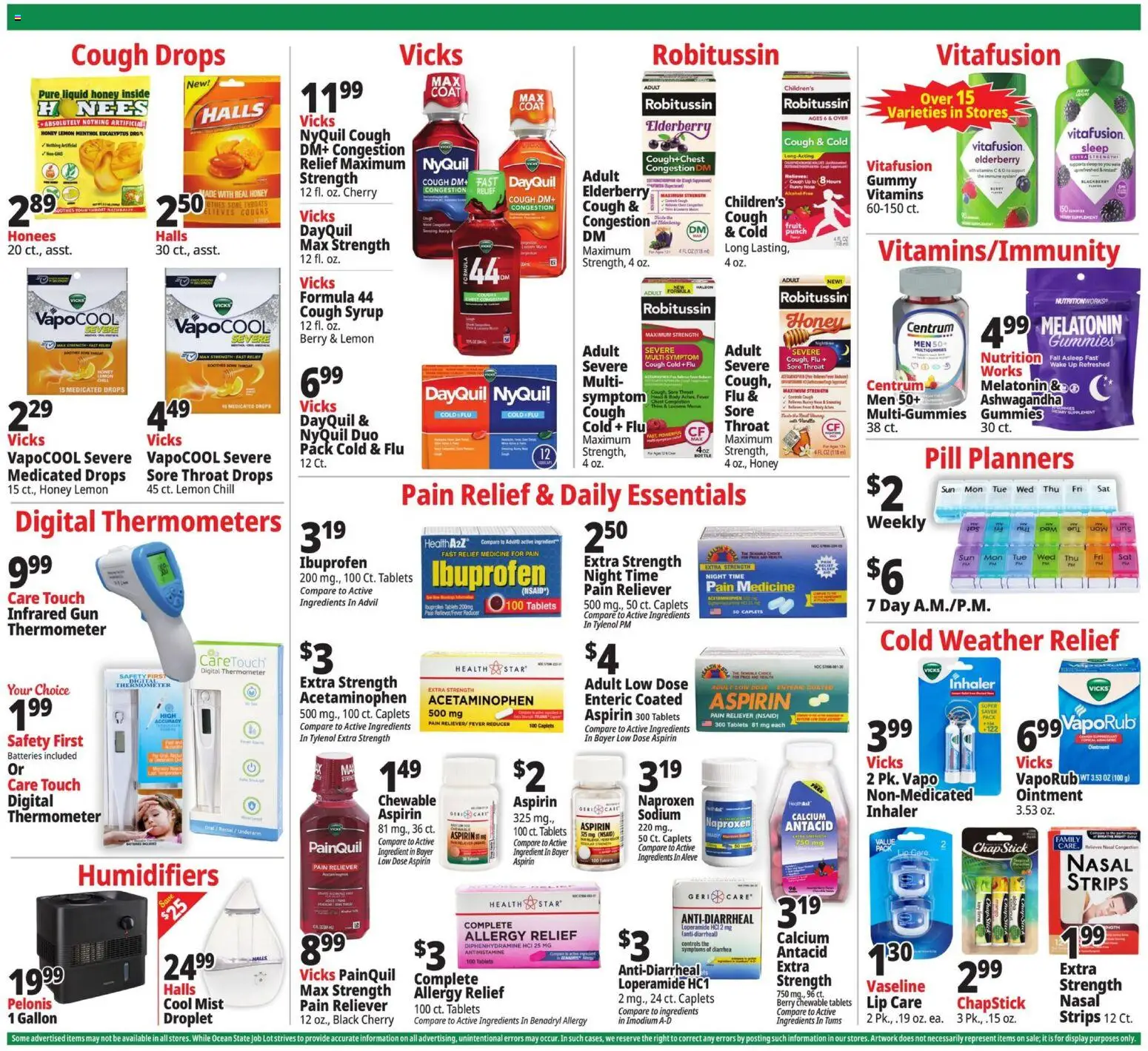 Ocean State Job Lot Weekly Ad - valid from 12.03.2026 | Page: 16 | Products: Melatonin, Lemon, Lime, Gun
