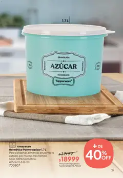 Vista previa Tupperware Folleto válido desde el 28.04.2026 | Página: 32 | Productos: Azucar