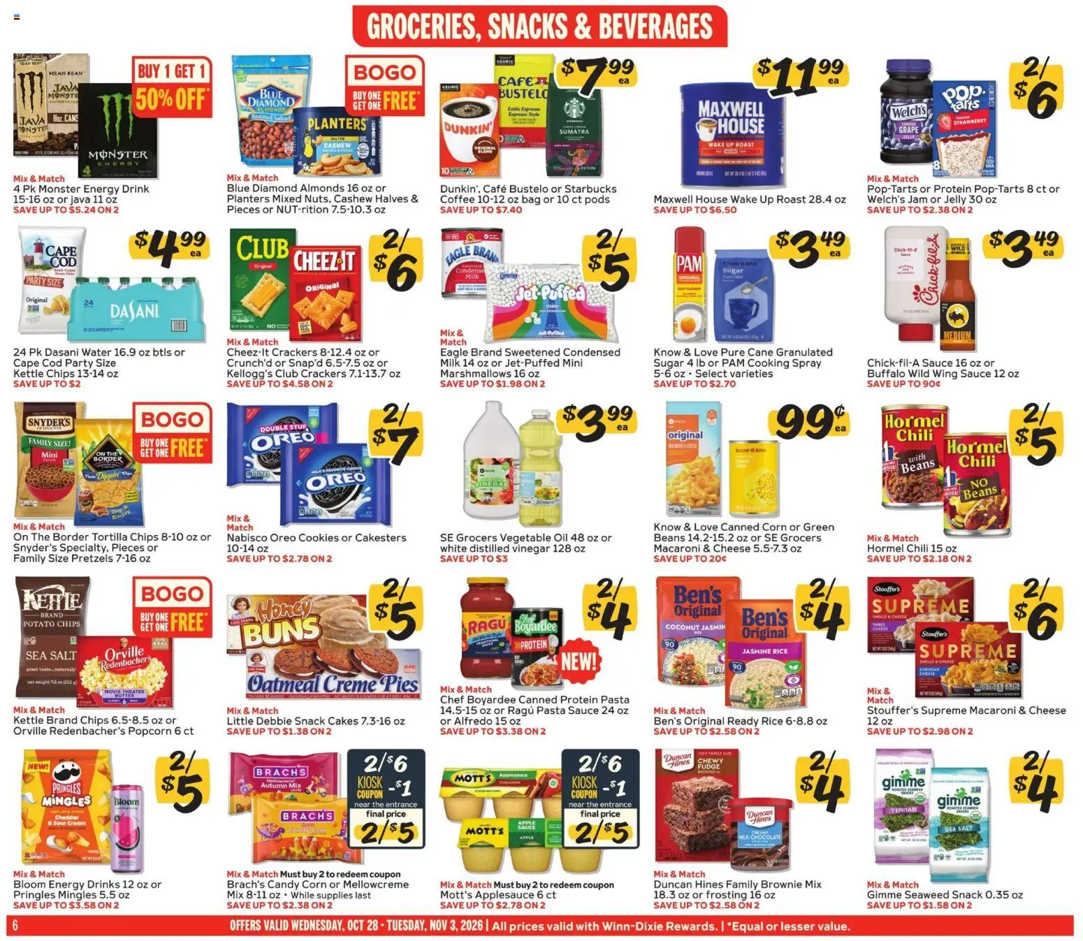 Winn Dixie Weekly Circular - valid from 10/28/2026 | Page: 6