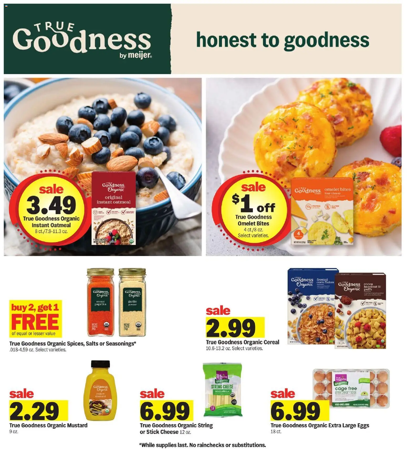 Meijer Weekly Ad - MI - valid from 07/29/2026 | Page: 22 | Products: Corn, Cheese, Flakes, Garlic