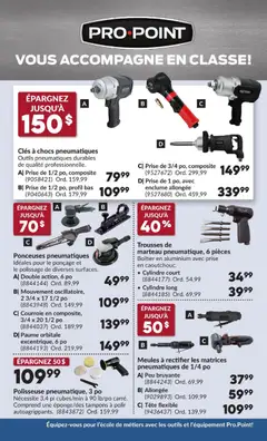 Preview of Princess Auto circulaire - 2 Semaines de Soldes ! from shop Princess Auto valid from Aug 25, 2026 | Page: 3 | Products: Tampons