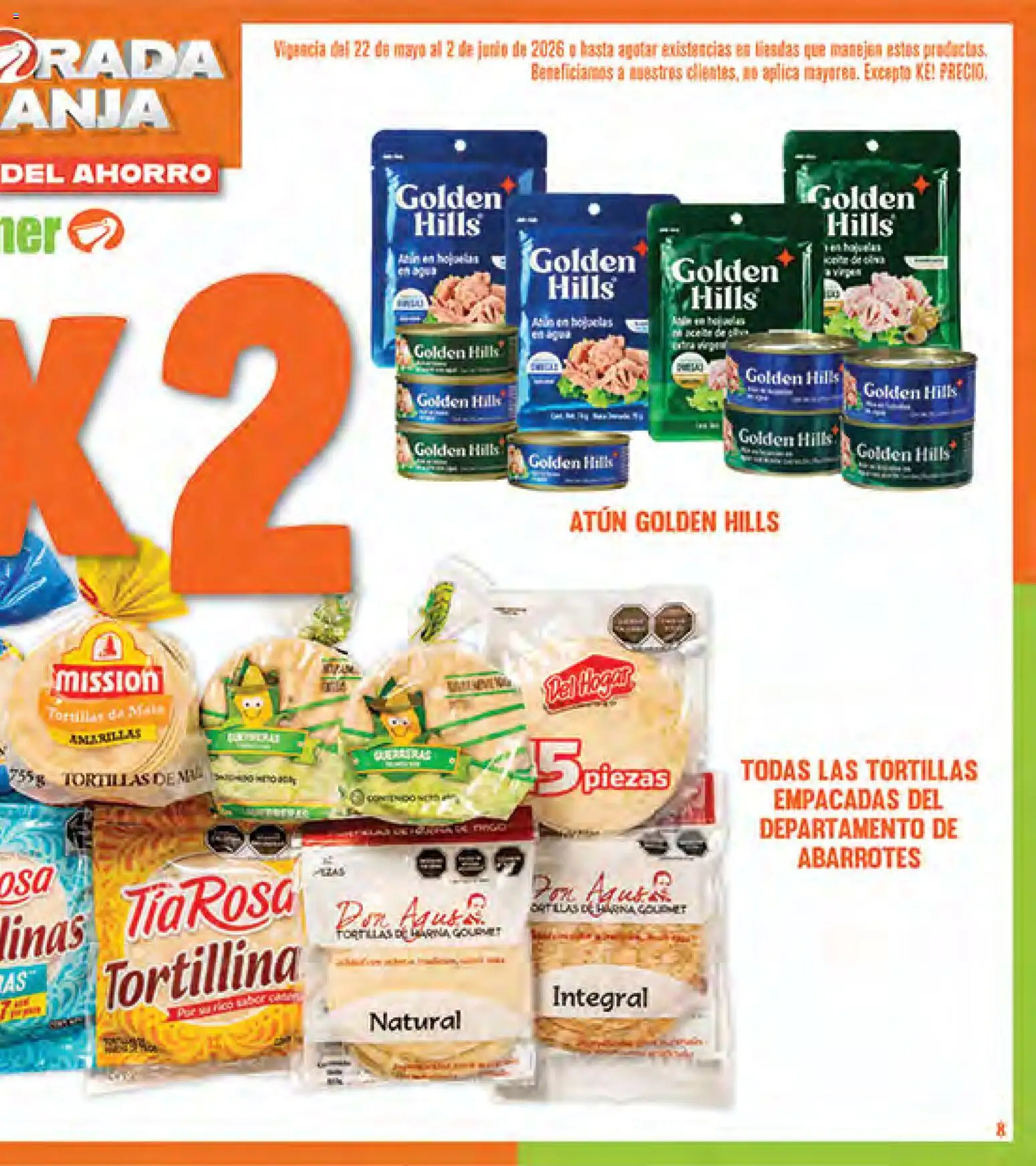 Nuevas ofertas de La Comer válidas en toda la República Mexicana desde el 22.05.2026. ¡Encuentra las mejores ofertas en La Comer folleto! | Página: 15 | Productos: Atún