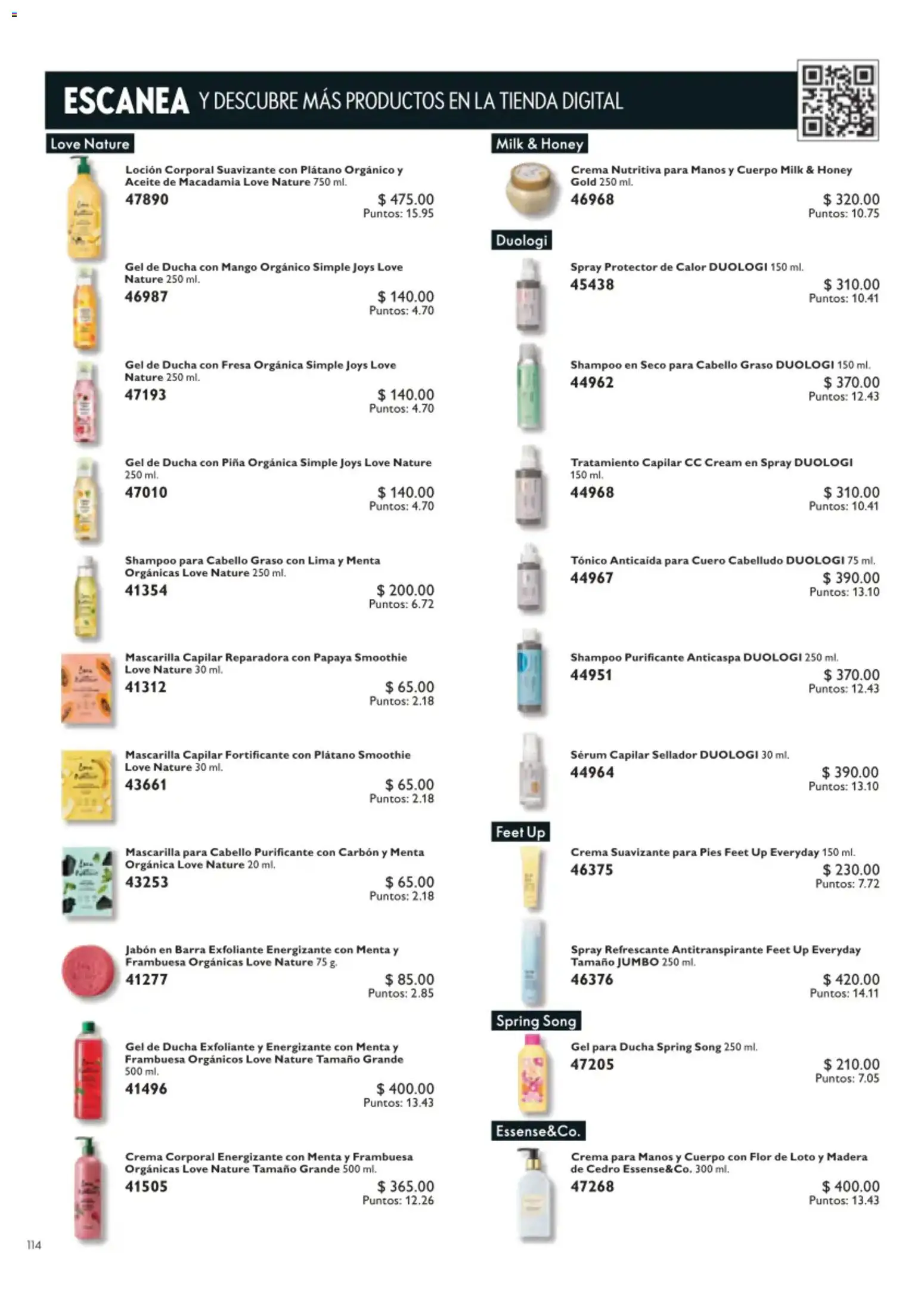 Nuevas ofertas de Oriflame válidas en toda la República Mexicana desde el 22/08/2026. ¡Encuentra las mejores ofertas en Oriflame campaña 12 2026! | Página: 114 | Productos: Antitranspirante, Piña, Suavizante, Barra