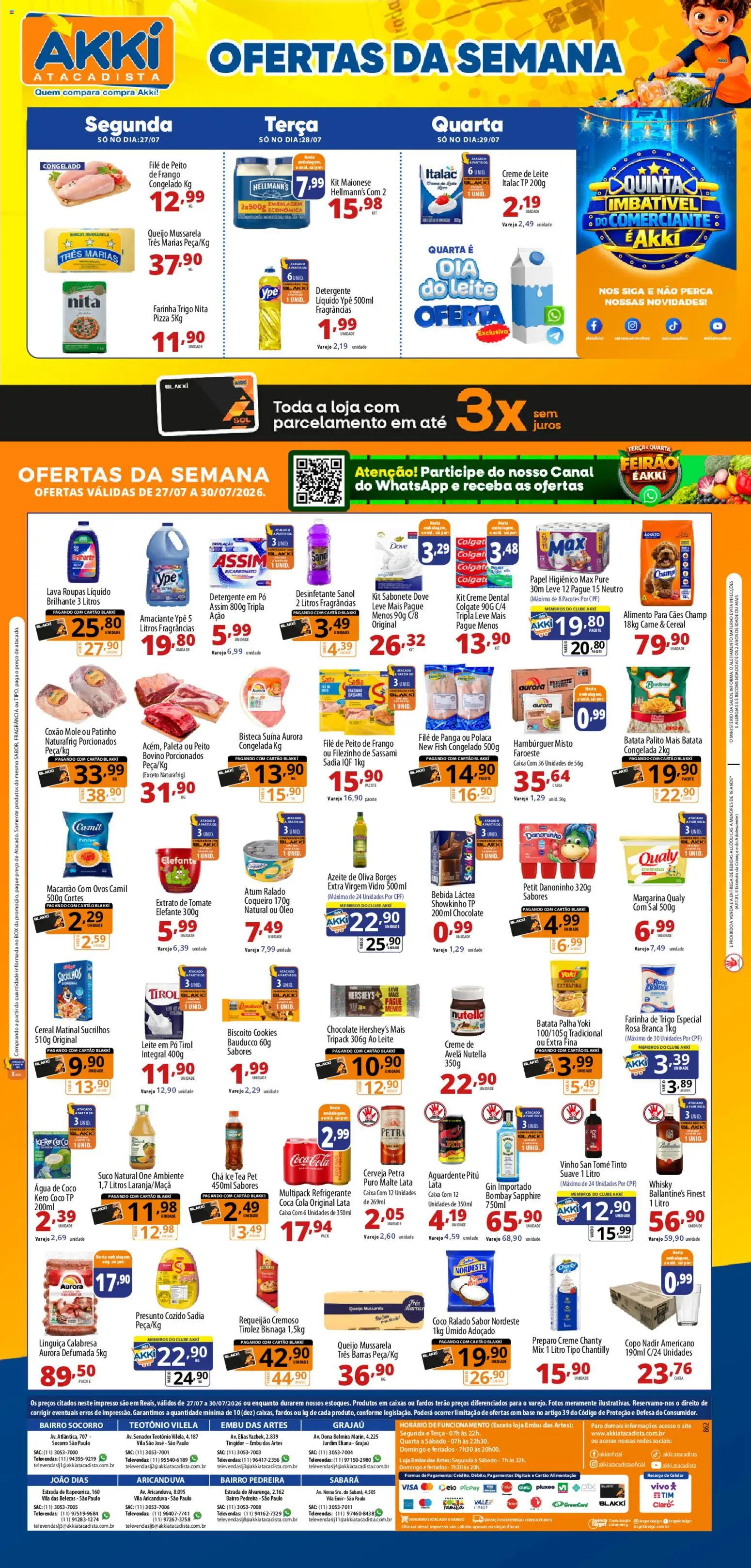 Akki Atacadista Folheto - válido de 27/07/2026 | Página: 1