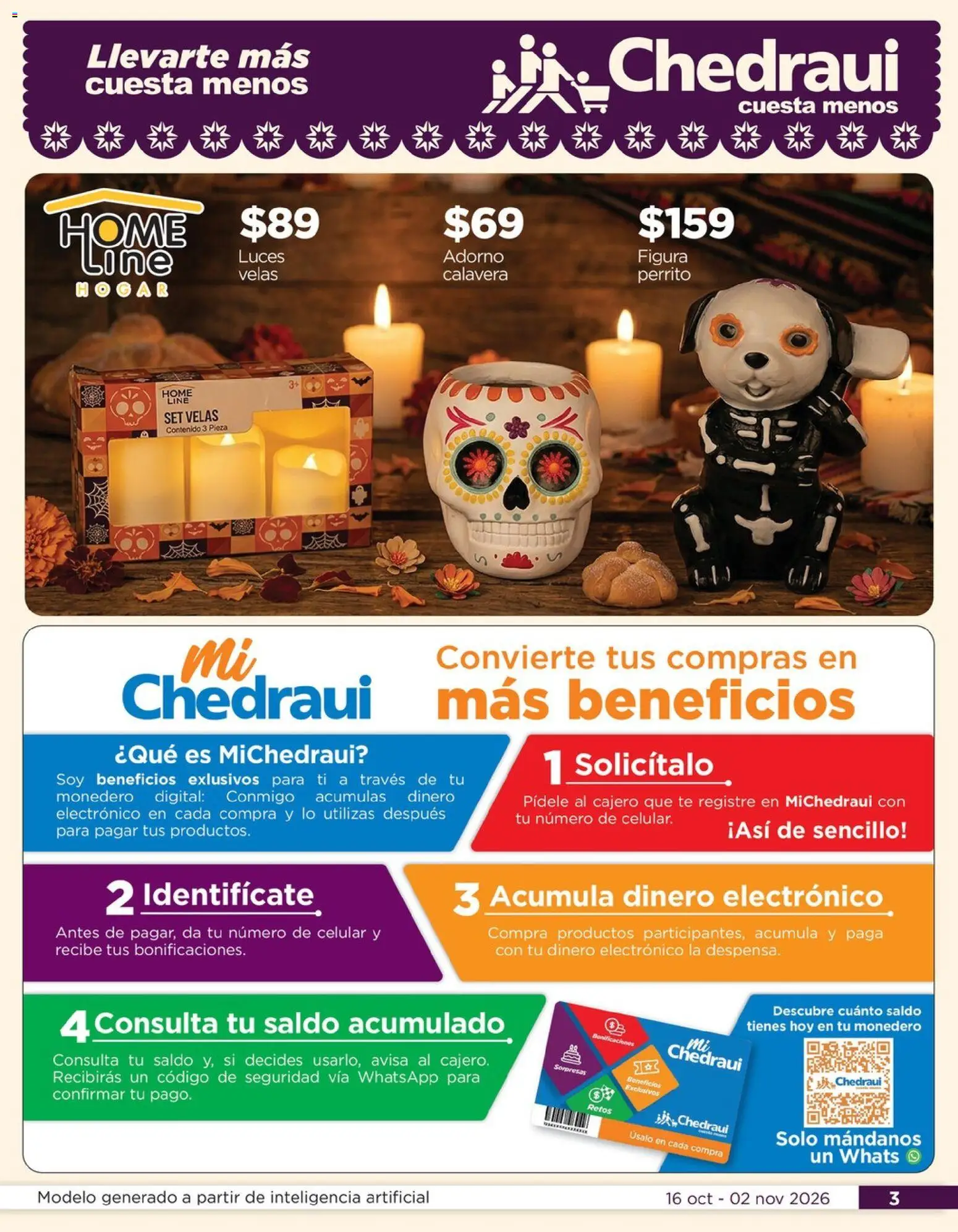 Nuevas ofertas de Chedraui válidas en toda la República Mexicana desde el 16/10/2026. ¡Encuentra las mejores ofertas en Chedraui folleto! | Página: 3
