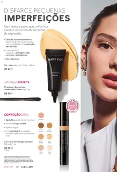 Mary Kay - Catálogo Maio 2026 - Pré-Visualização do folheto da loja Mary Kay, válido de 01.05.2026 | Página: 30 | Produtos: Pêssego, Maquiagem, Pincel, Creme