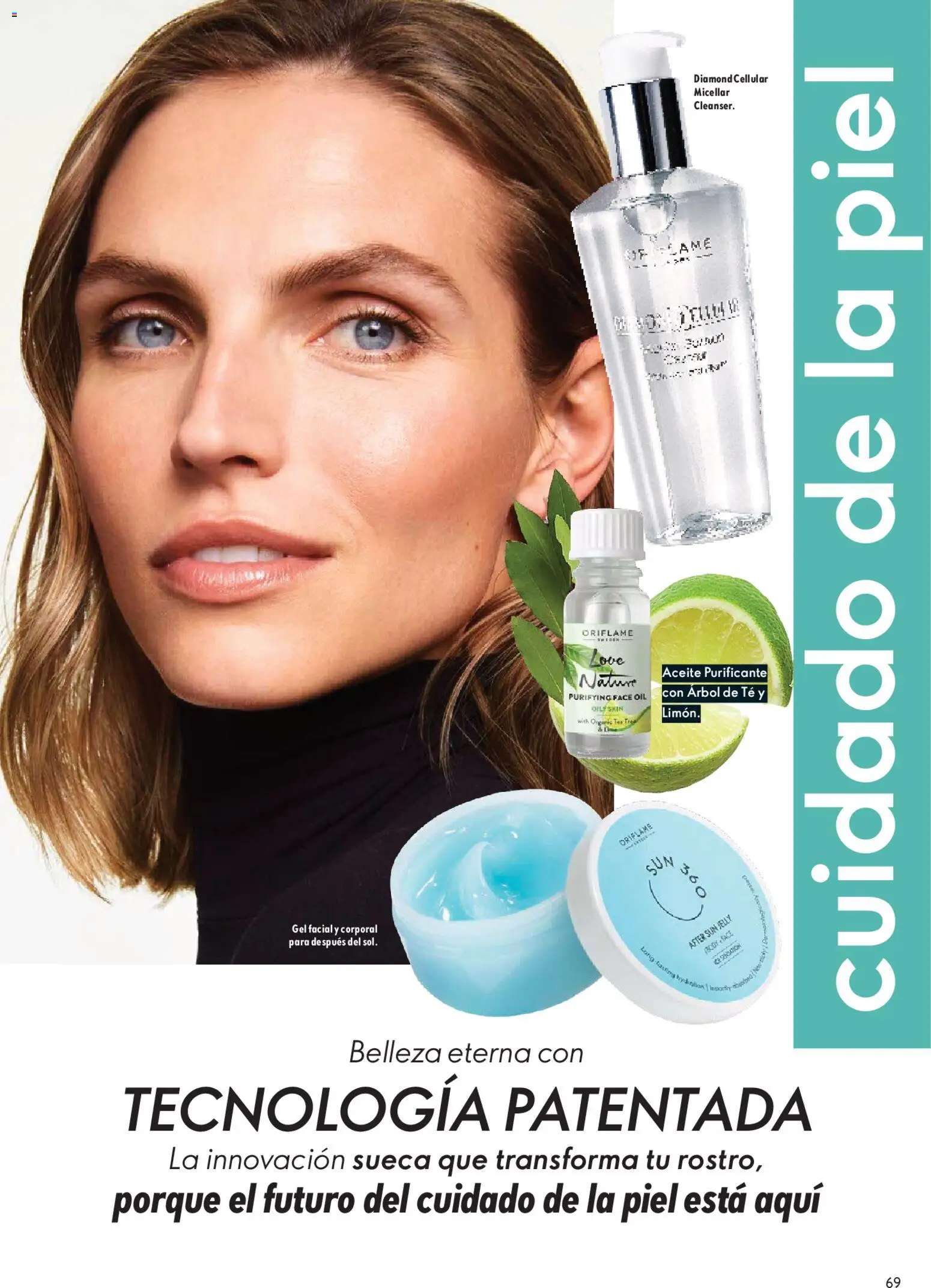 Oriflame revista - valida desde el 28.03.2026 | Página: 69 | Productos: Té, Limón, Aceite