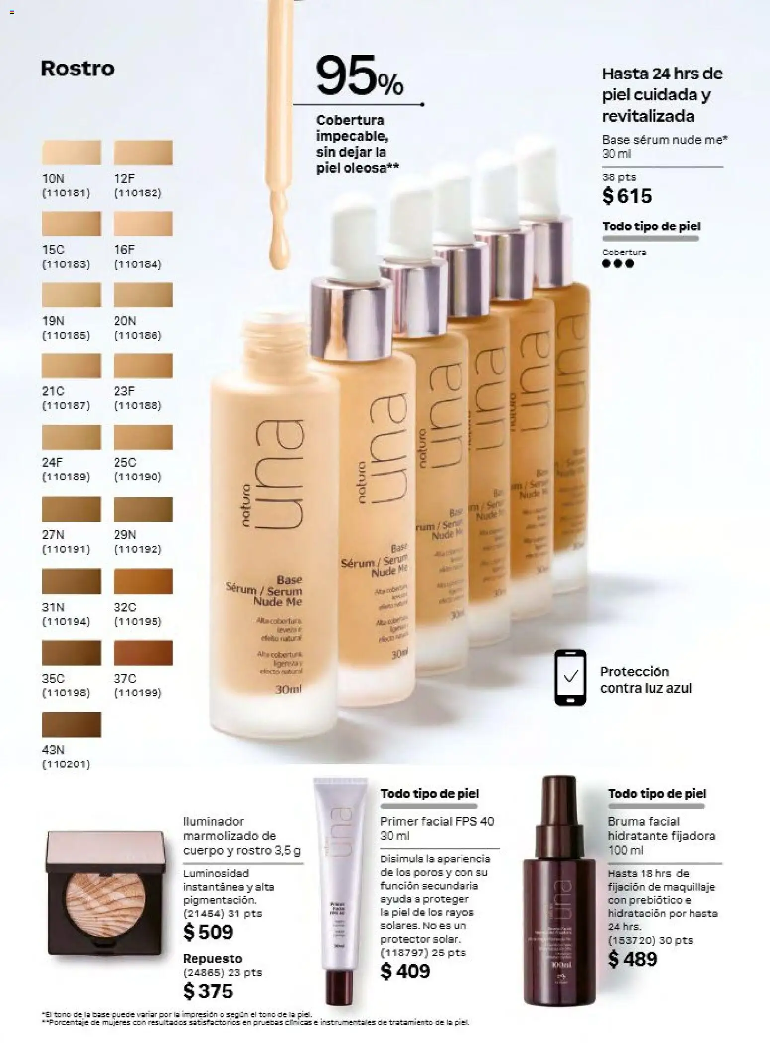 Nuevas ofertas de Natura válidas en toda la República Mexicana desde el 21/08/2026. ¡Encuentra las mejores ofertas en Natura campaña 13 2026! | Página: 55 | Productos: Iluminador, Serum, Bruma, Maquillaje