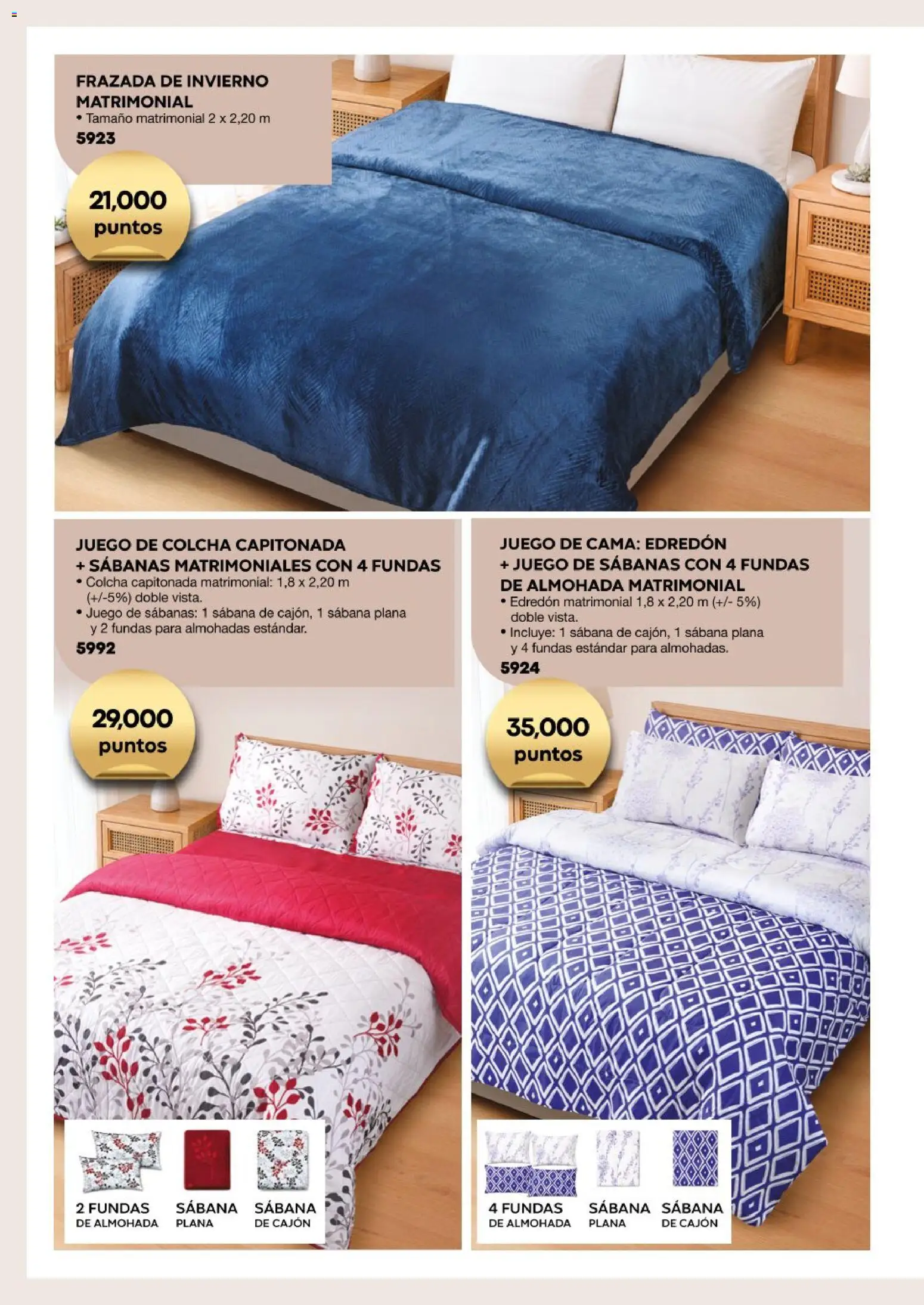 Nuevas ofertas de Fuller válidas en toda la República Mexicana desde el 15/06/2026. ¡Encuentra las mejores ofertas en Fuller catálogo Puntos! | Página: 26 | Productos: Juego, Cama, Almohada, Sabanas