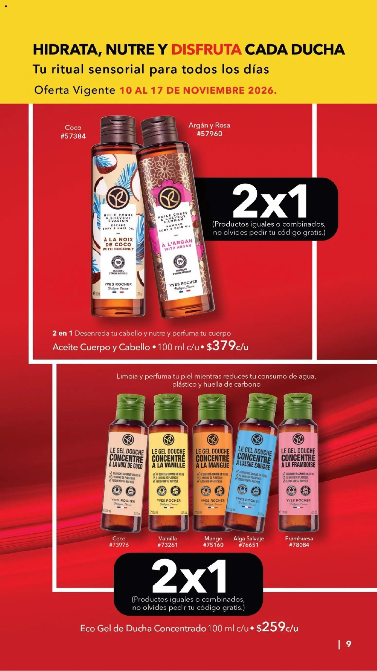 Nuevas ofertas de Yves Rocher válidas en toda la República Mexicana desde el 27/10/2026. ¡Encuentra las mejores ofertas en Yves Rocher Buen Fin! | Página: 9