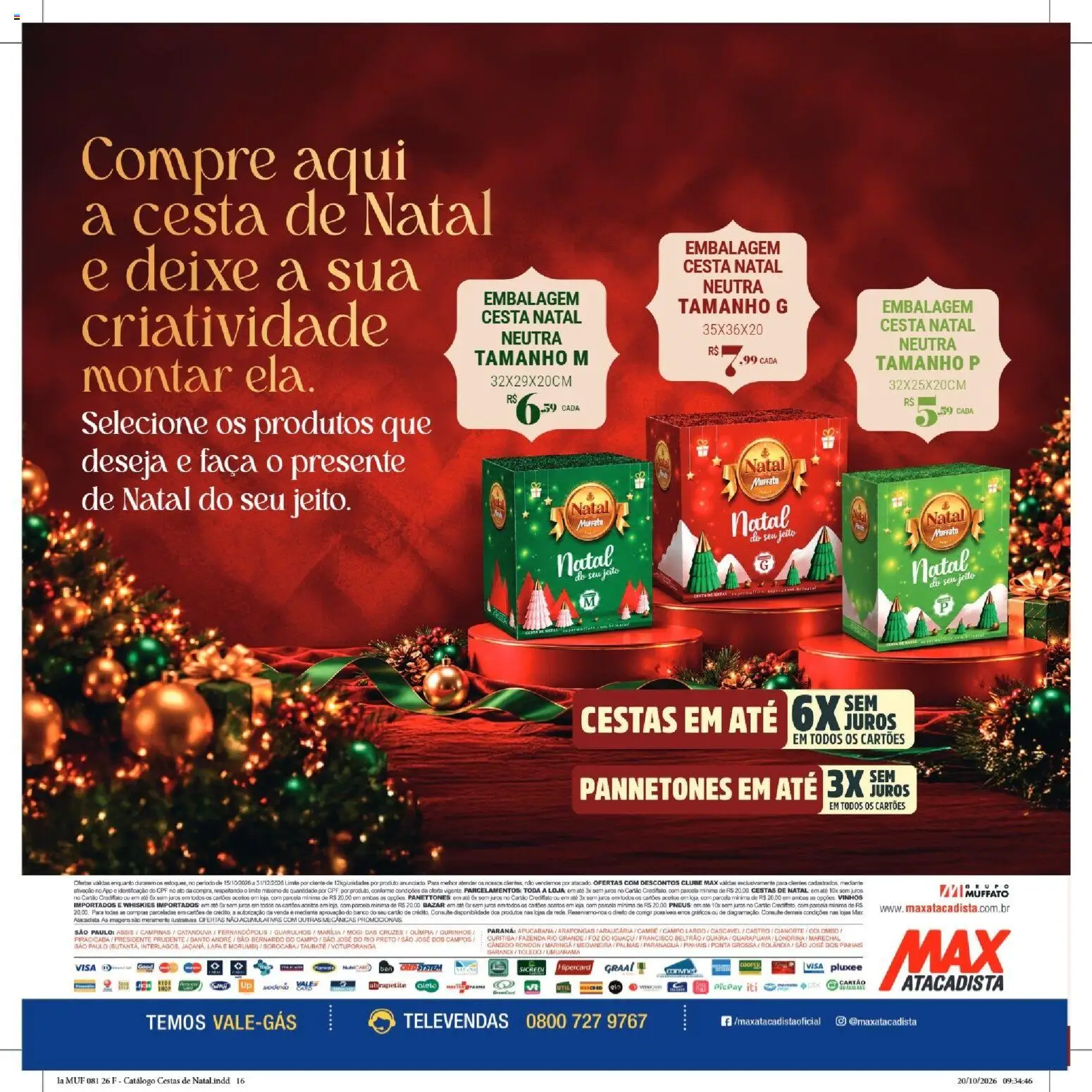 Max Atacadista Folheto - válido de 15/10/2026 | Página: 16
