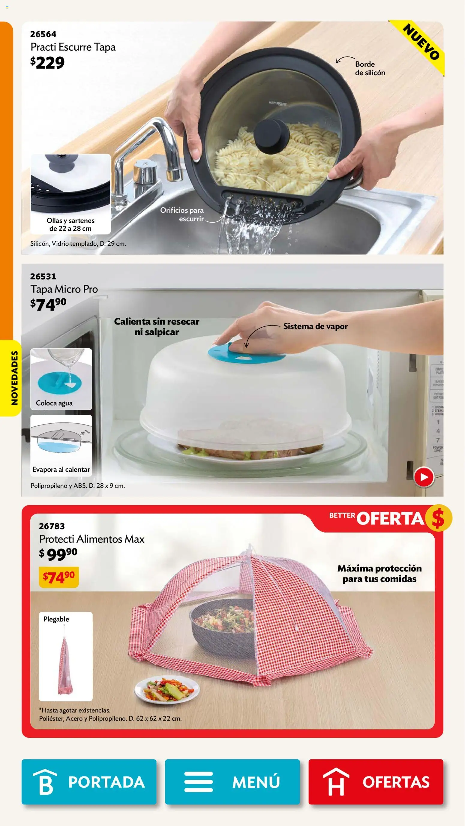 Nuevas ofertas de Betterware válidas en toda la República Mexicana desde el 29/06/2026. ¡Encuentra las mejores ofertas en Betterware campaña 7 2026! | Página: 46 | Productos: Agua