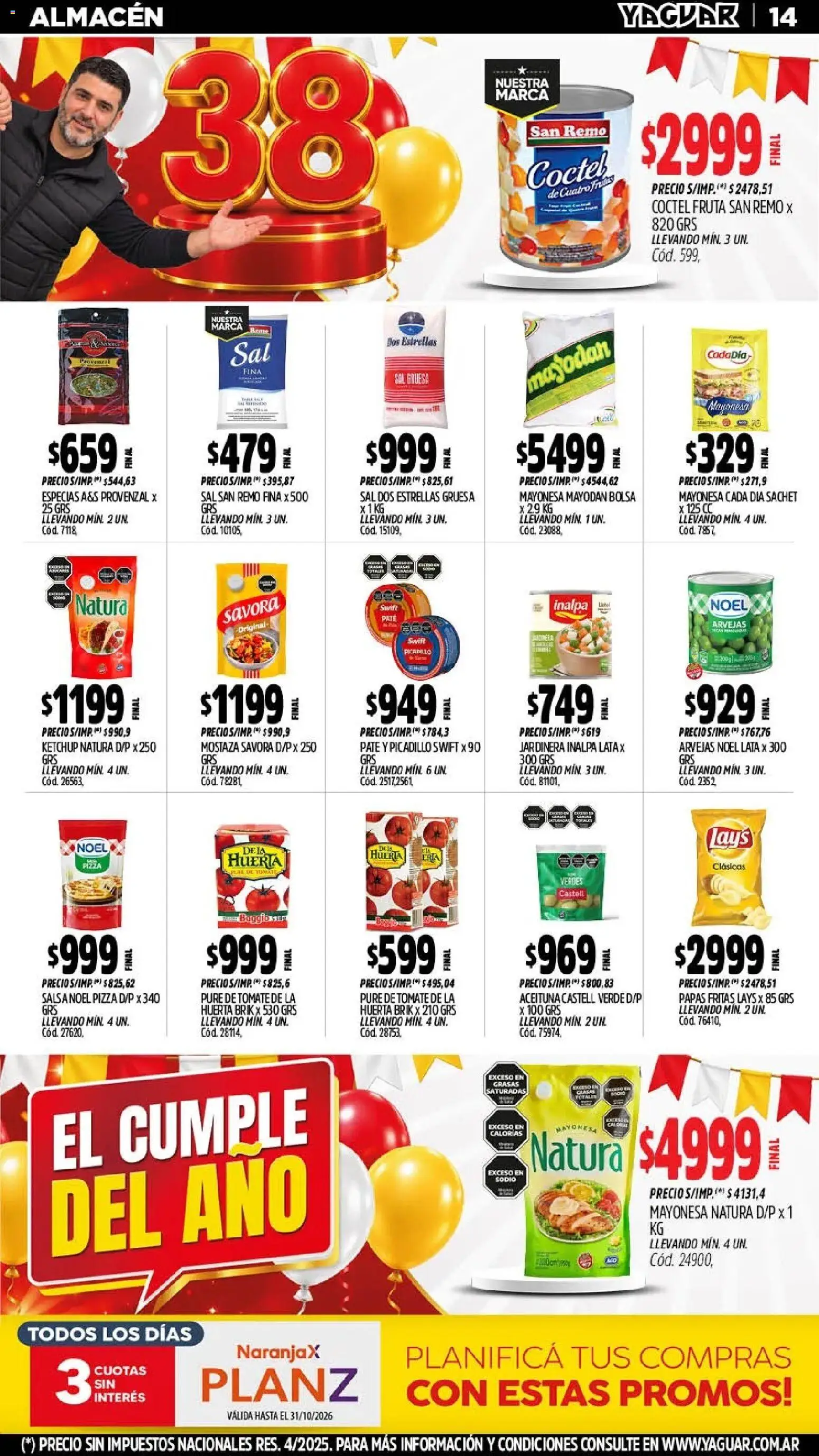 Yaguar - Oferta Semanal Neuquen │ válido desde el 26/10/2026 | Página: 15