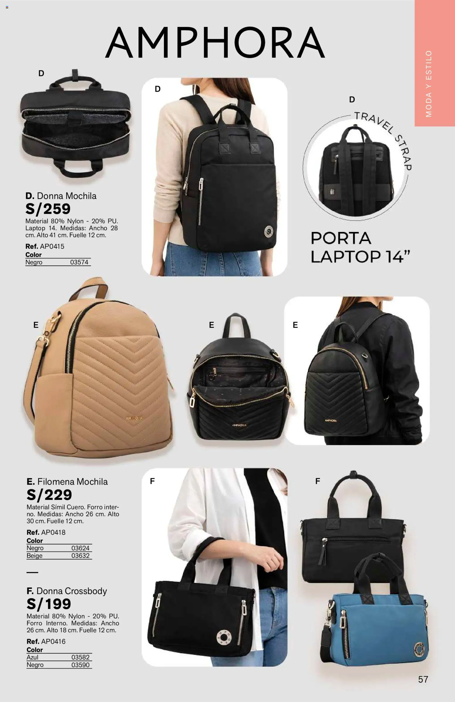 Catálogo Leonisa válido desde 04/08/2026 | Página: 57 | Productos: Mochila
