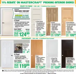 Preview of Menards weekly ads valid from 09/02/2026 | Page: 4 | Products: Door Lock, Trim, Doors, Interior doors