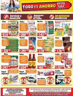 Vista previa de Casa Ley folleto, nuevo folleto de la tienda, válido en México a partir del 08.06.2026 | Página: 2 | Productos: Maíz, Harina, Atún, Pure de Tomate