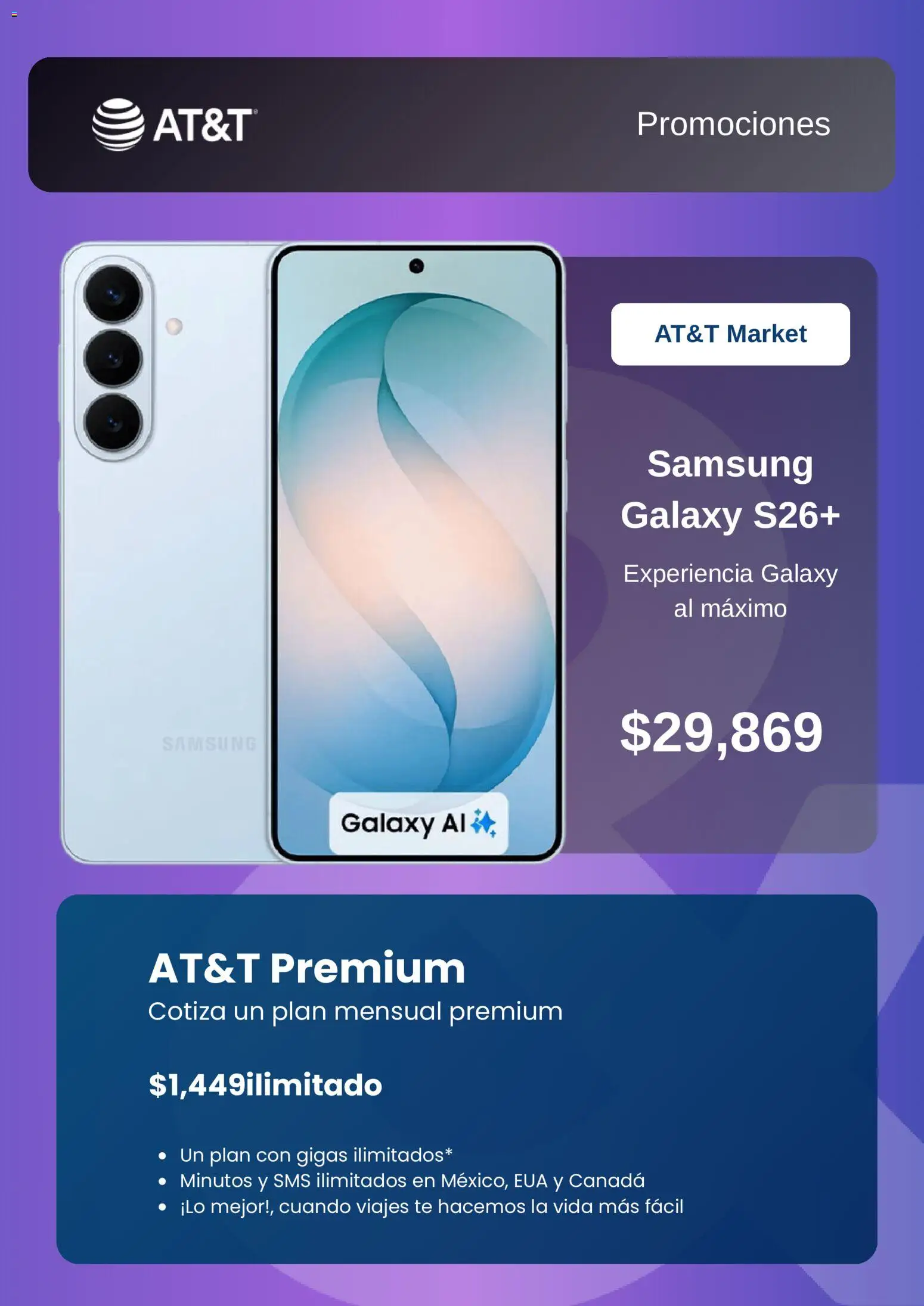 Nuevas ofertas de AT&T válidas en toda la República Mexicana desde el 26/10/2026. ¡Encuentra las mejores ofertas en AT&T catálogo! | Página: 1