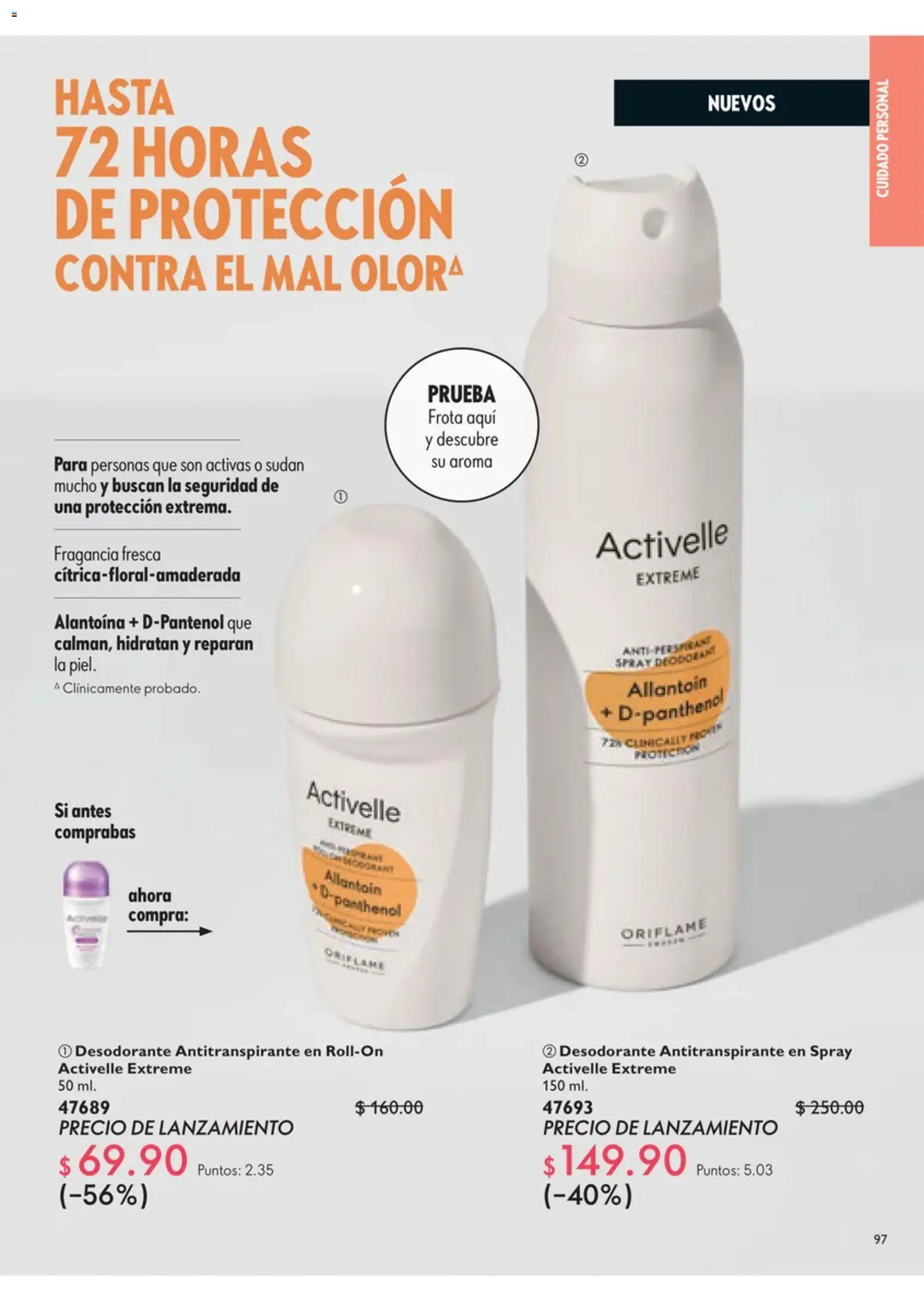 Nuevas ofertas de Oriflame válidas en toda la República Mexicana desde el 12/09/2026. ¡Encuentra las mejores ofertas en Oriflame campaña 13 2026! | Página: 97